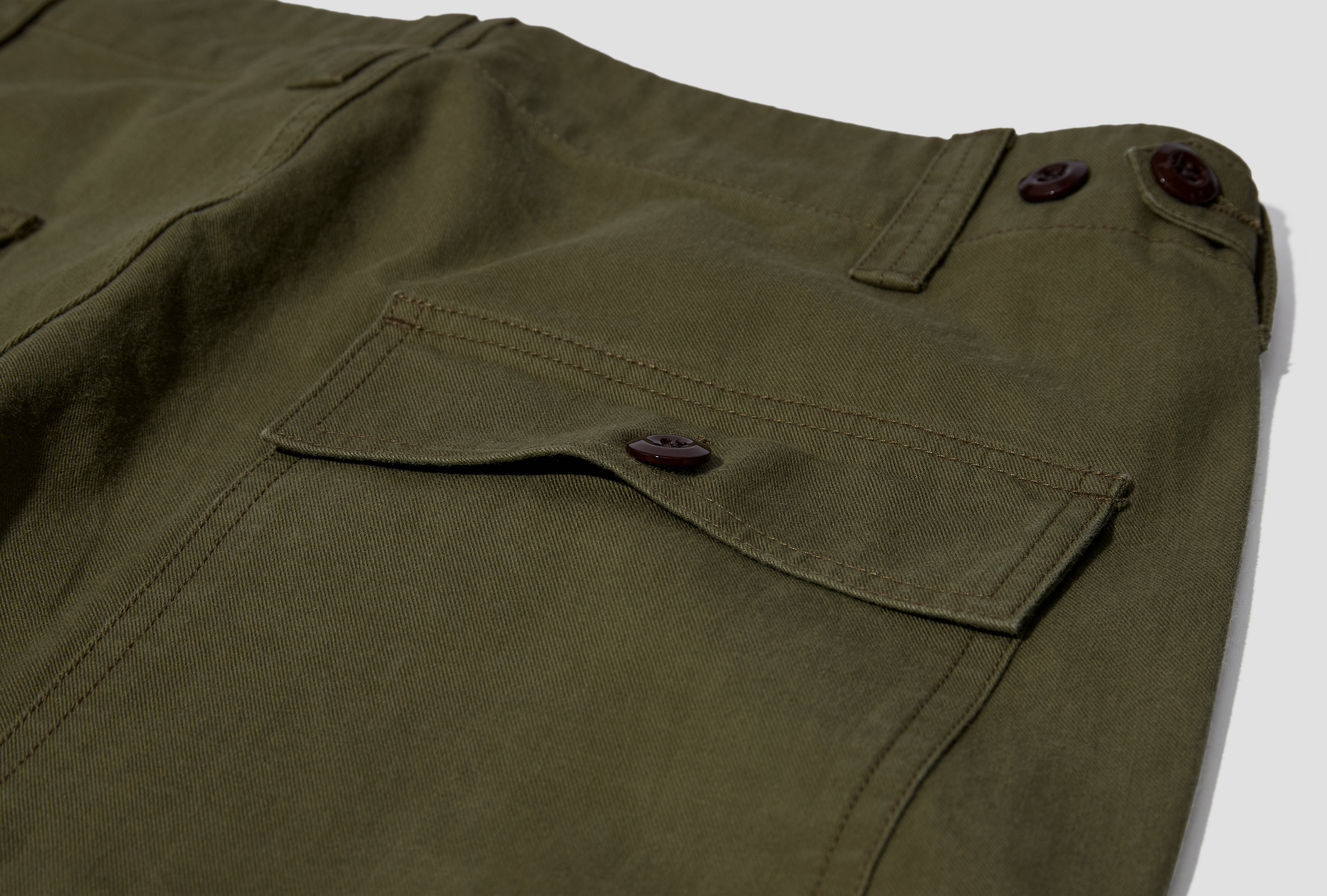 TWILL FATIGUE TROUSER DR2A6H 26029-02 Khaki