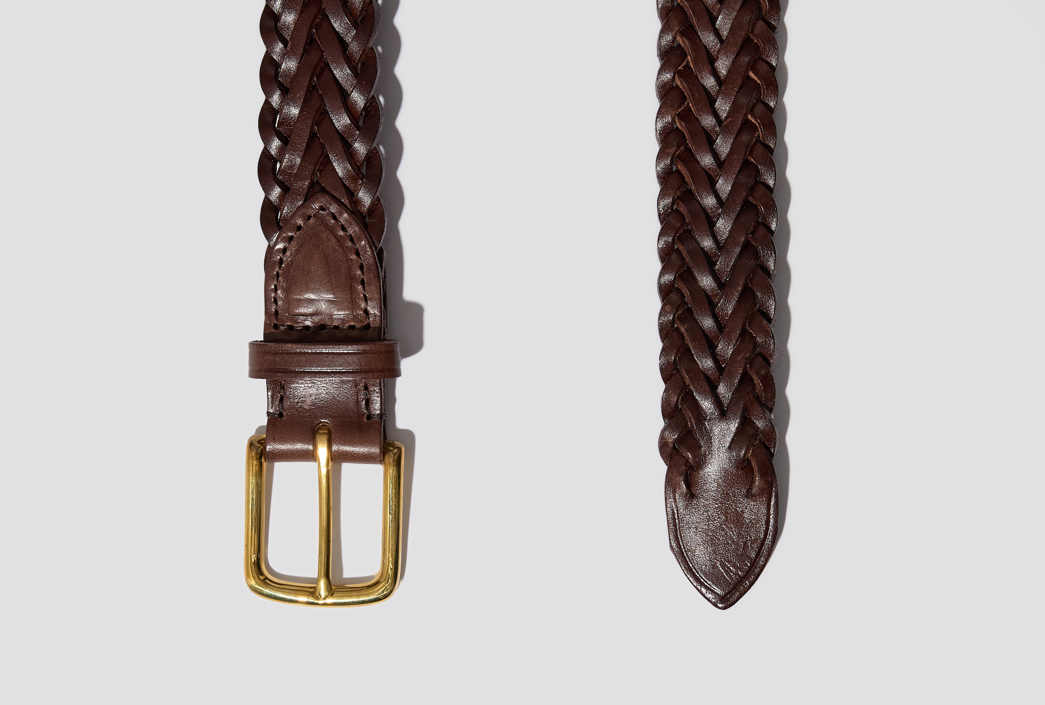 HAND PLAITED BELT DR1AK1 21921-01 Brown