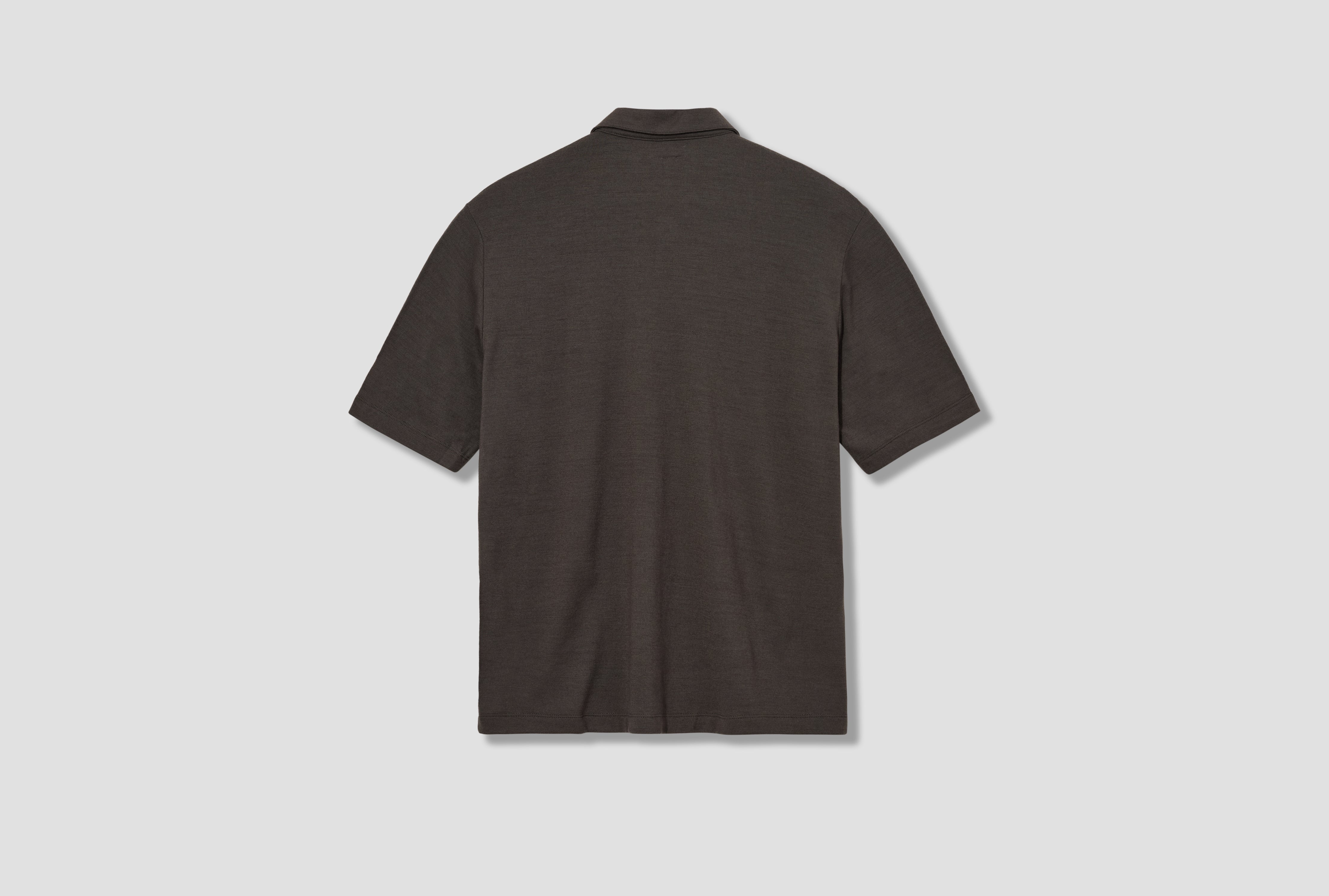 SUMMER WOOL POLO LW-P401W Brown