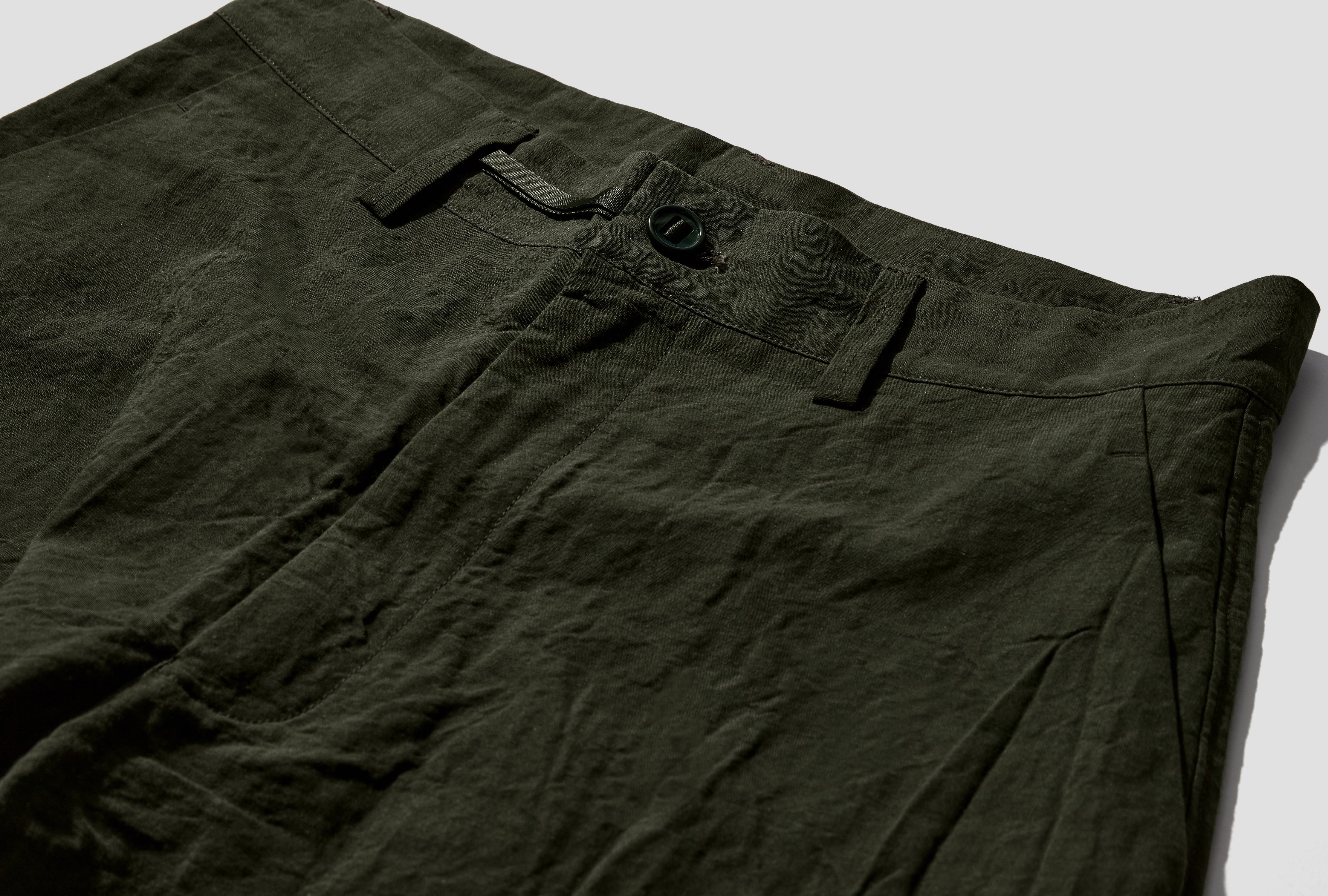WIDE PANTS - WOODLAND LINEN R20P4
