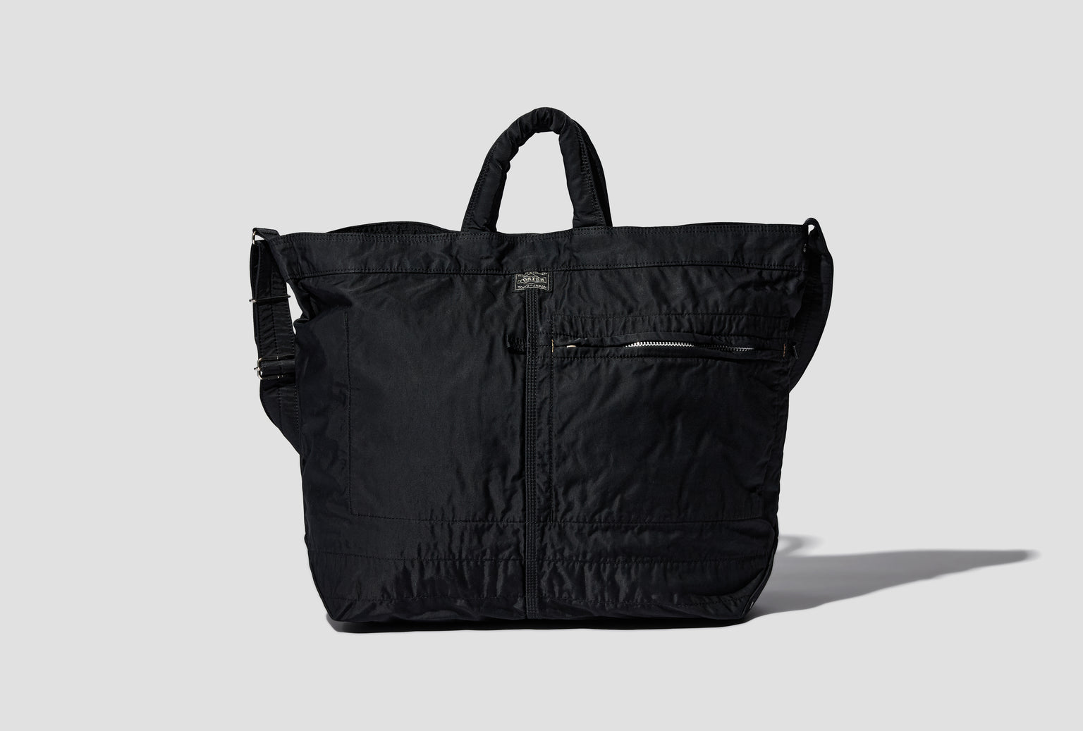 MILE - 2WAY TOTE BAG (L) 754-15107 Black