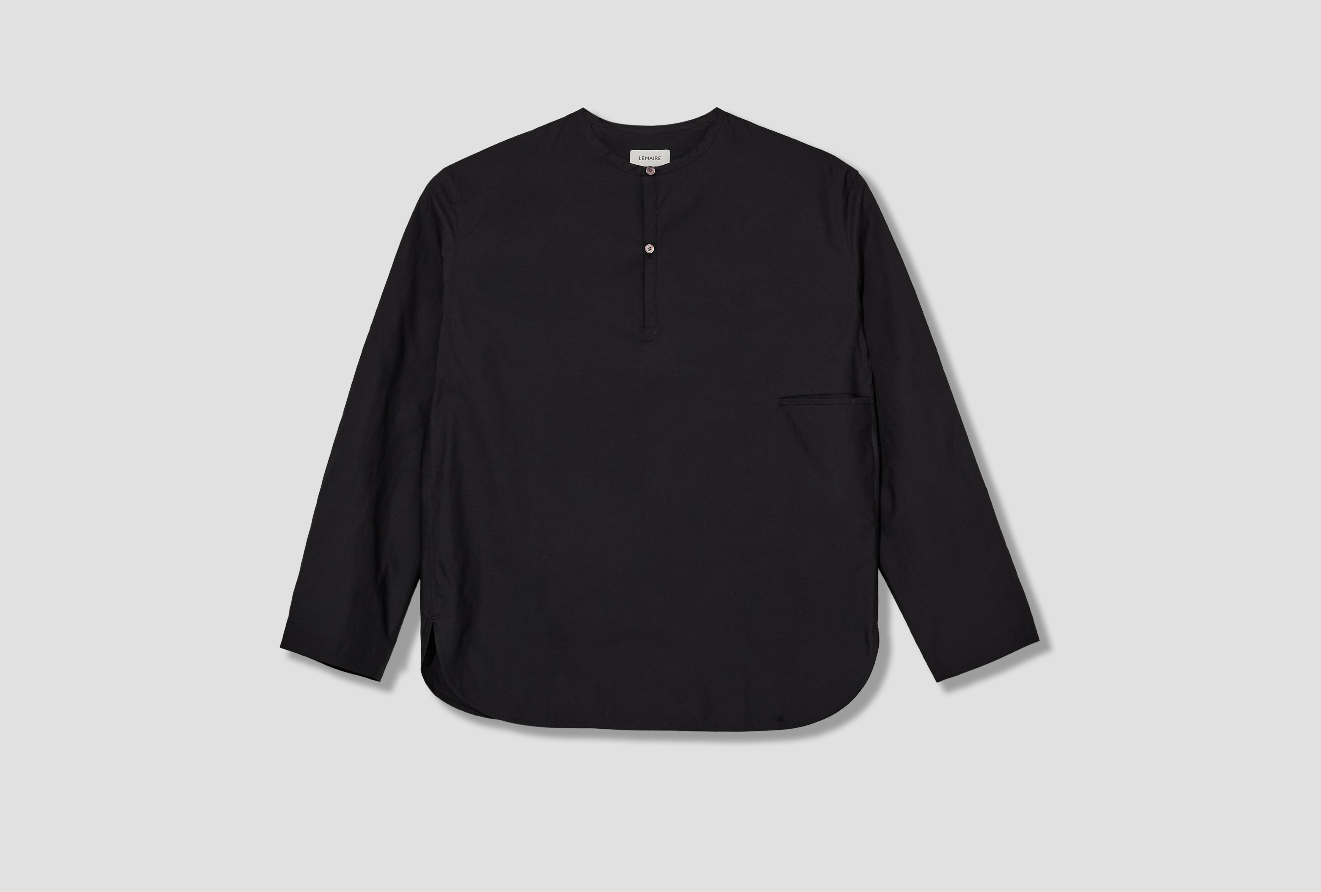 VAREUSE TOP - WASHED COTTON SILK OT0013 LF1500 Black