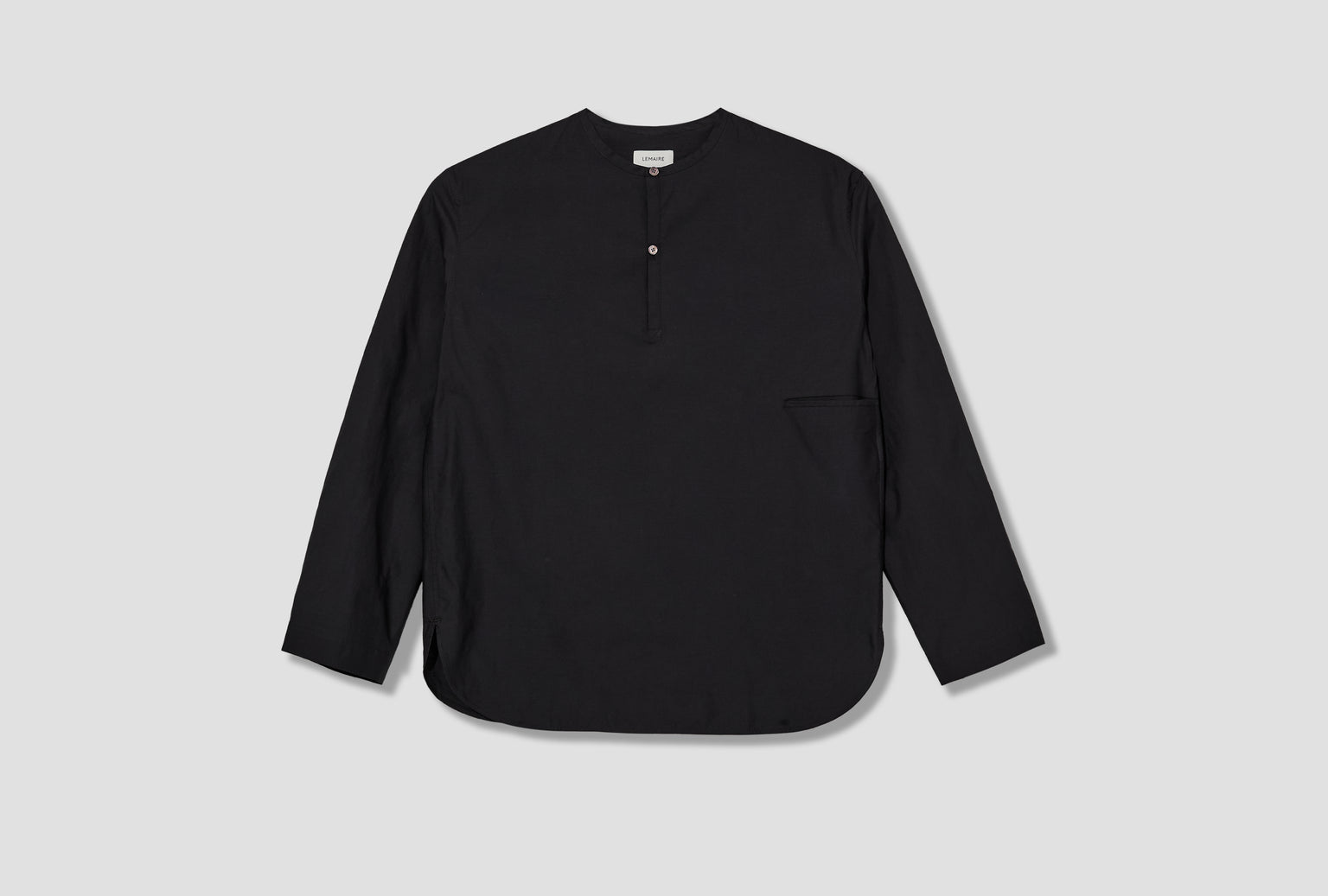 VAREUSE TOP - WASHED COTTON SILK OT0013 LF1500 Black
