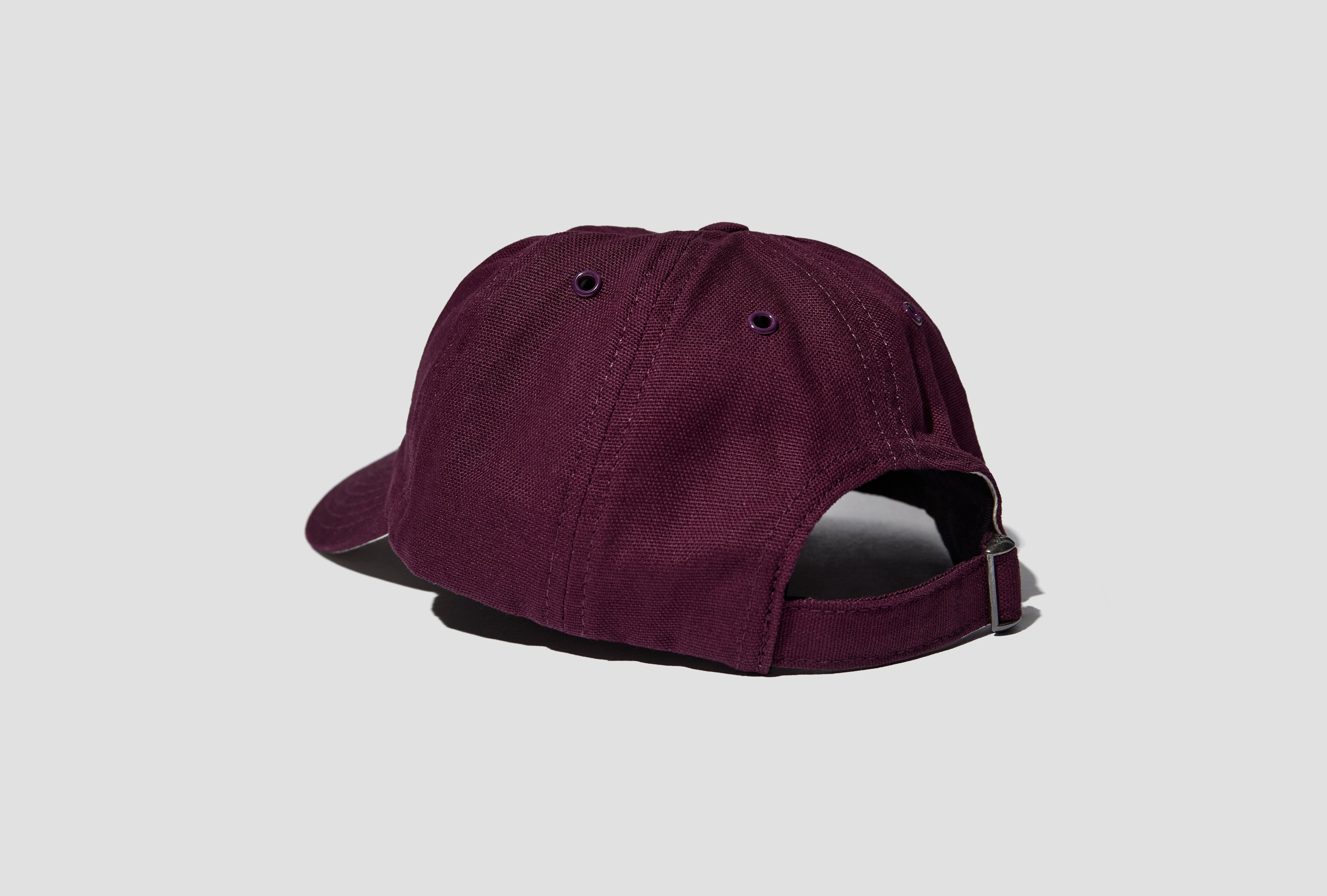 LIGHT CANVAS FELT N 8 PANEL CAP N80-0759 Burgundy