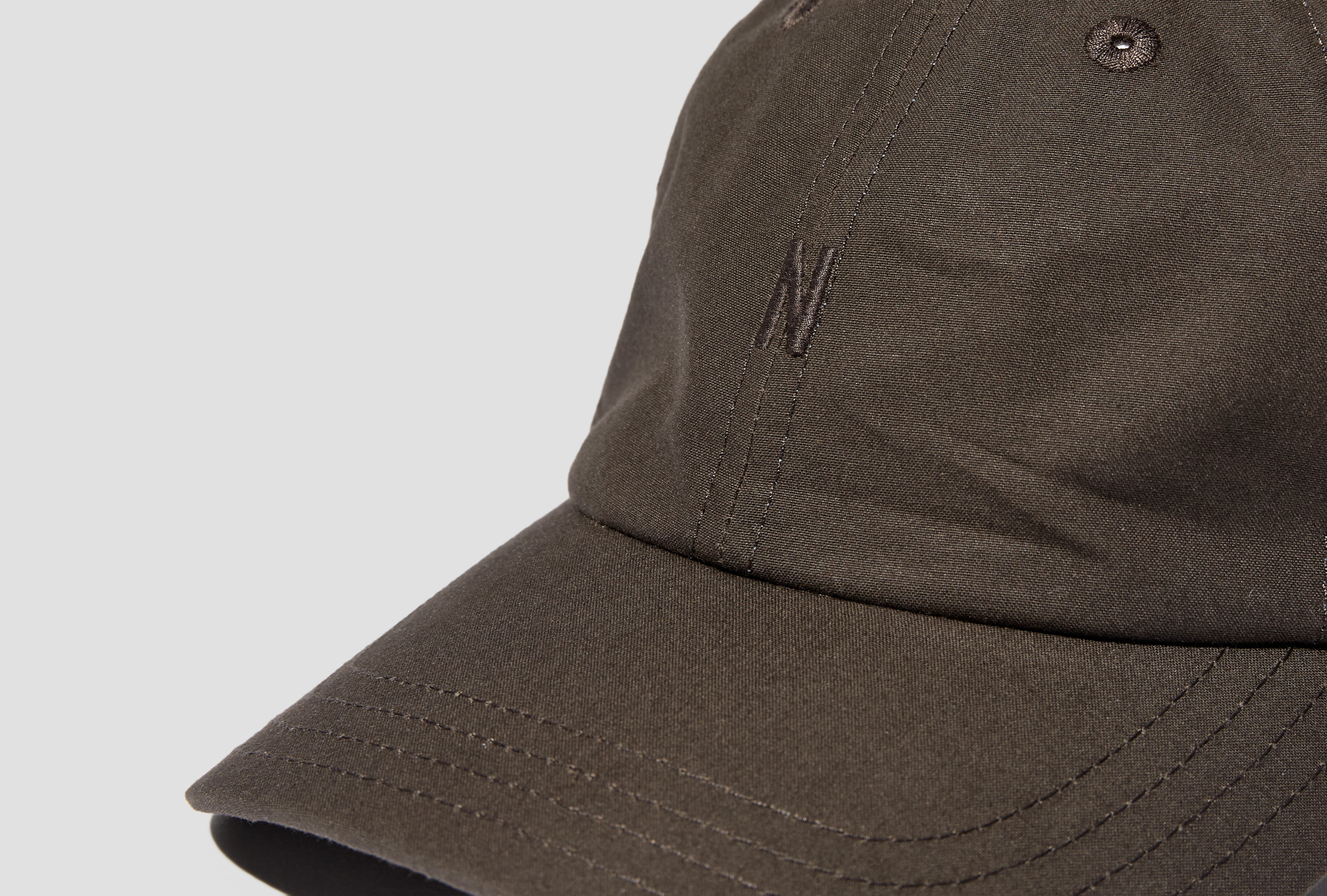 WAX COTTON 6-PANEL CAP N80-0766 Brown