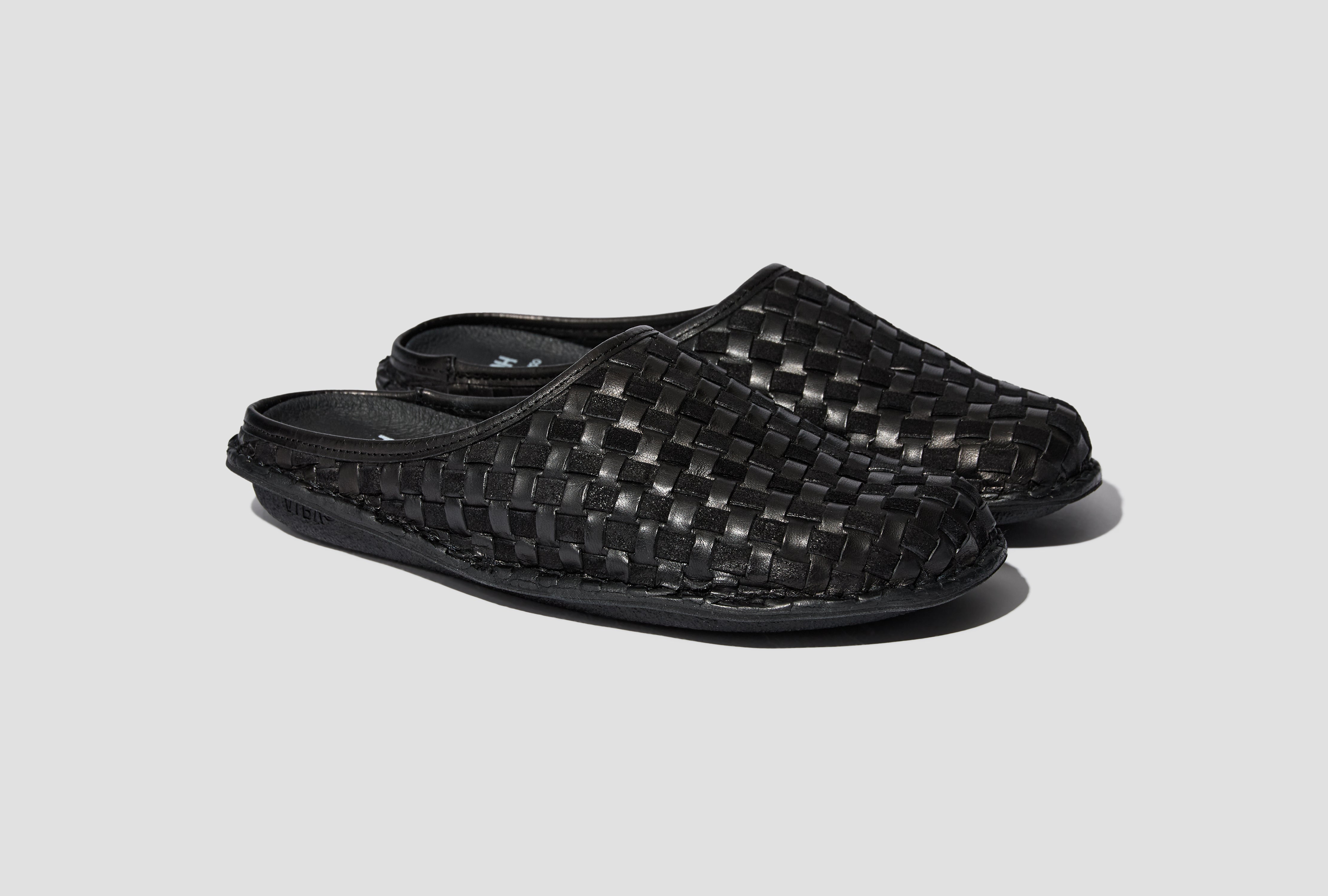 CDGH X VIBAE ROMA WOVEN LEATHER - PRETO BLACK HQ-K105-S26