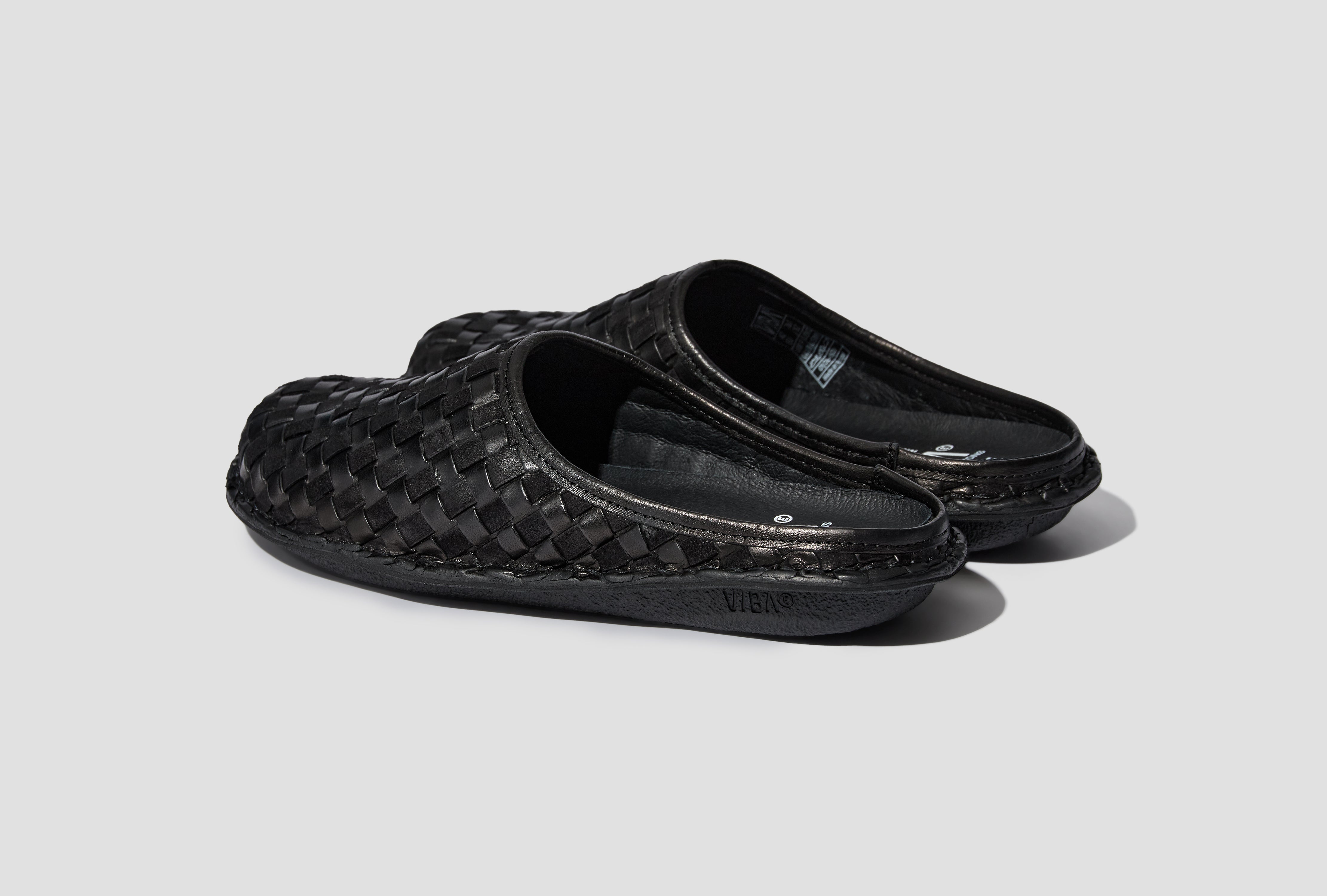 CDGH X VIBAE ROMA WOVEN LEATHER - PRETO BLACK HQ-K105-S26