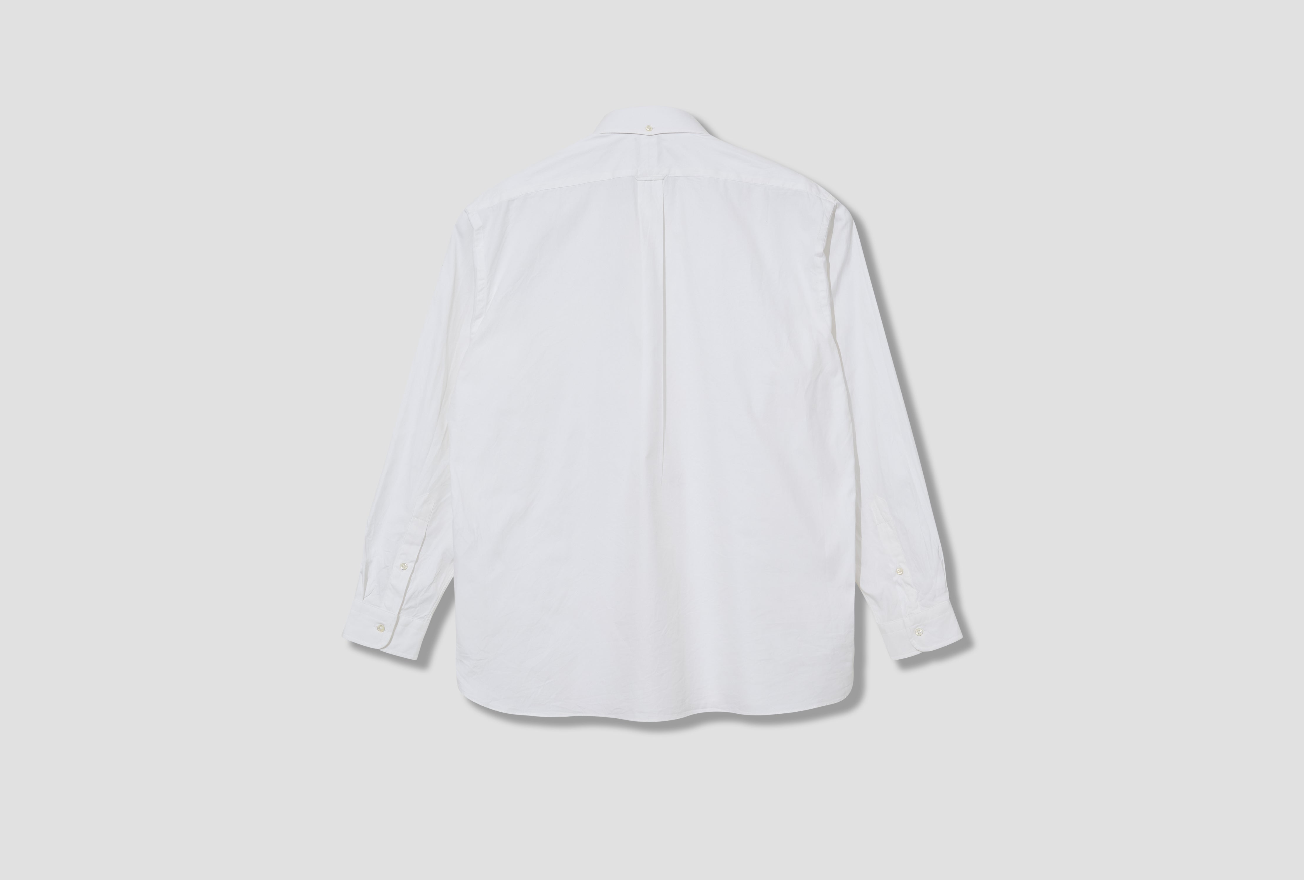 BAGGY FIT B.D. - PIN OXFORD HS OA LM 0902 White