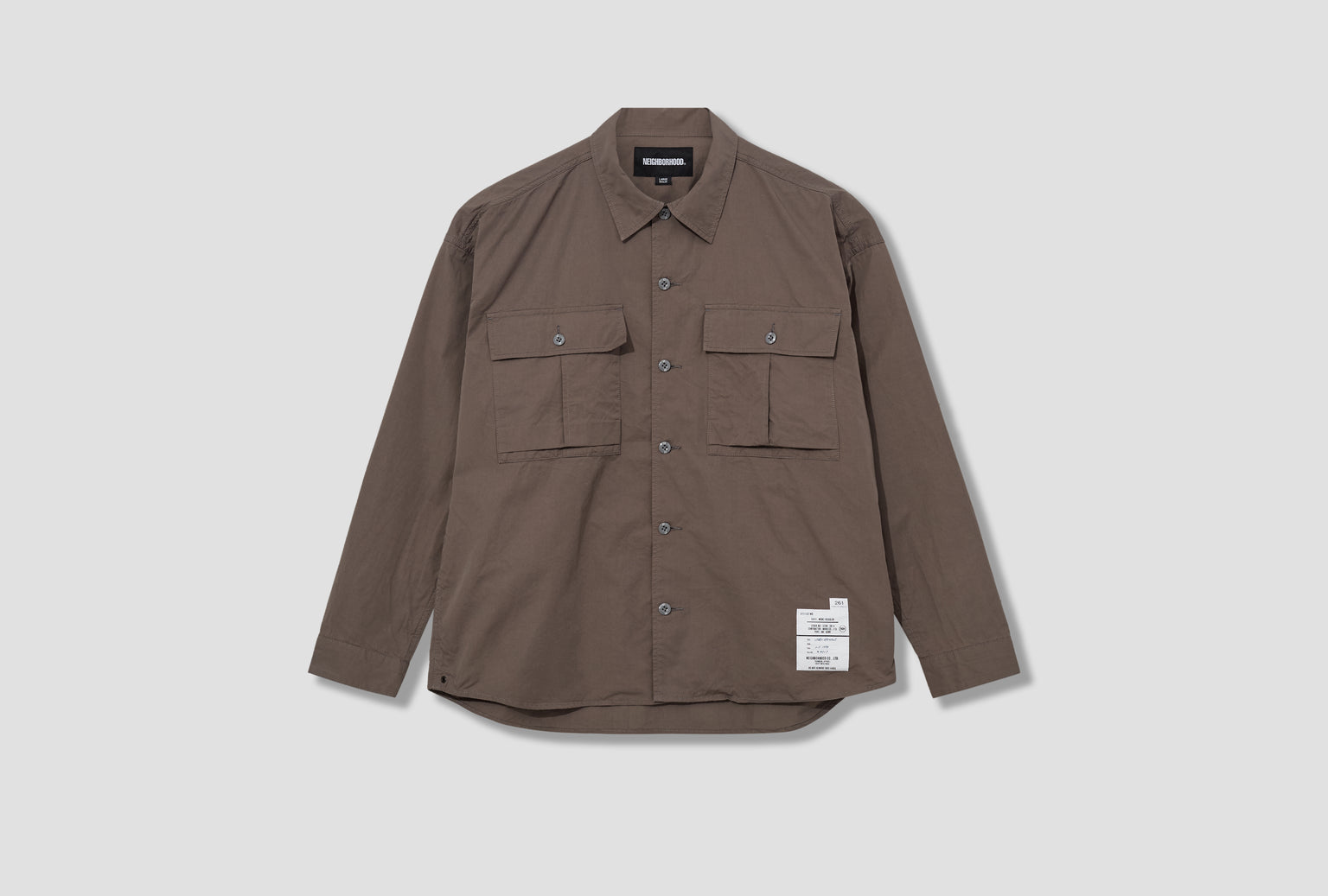 UTILITY SHIRT LS 261AQNH-SHM05 Grey