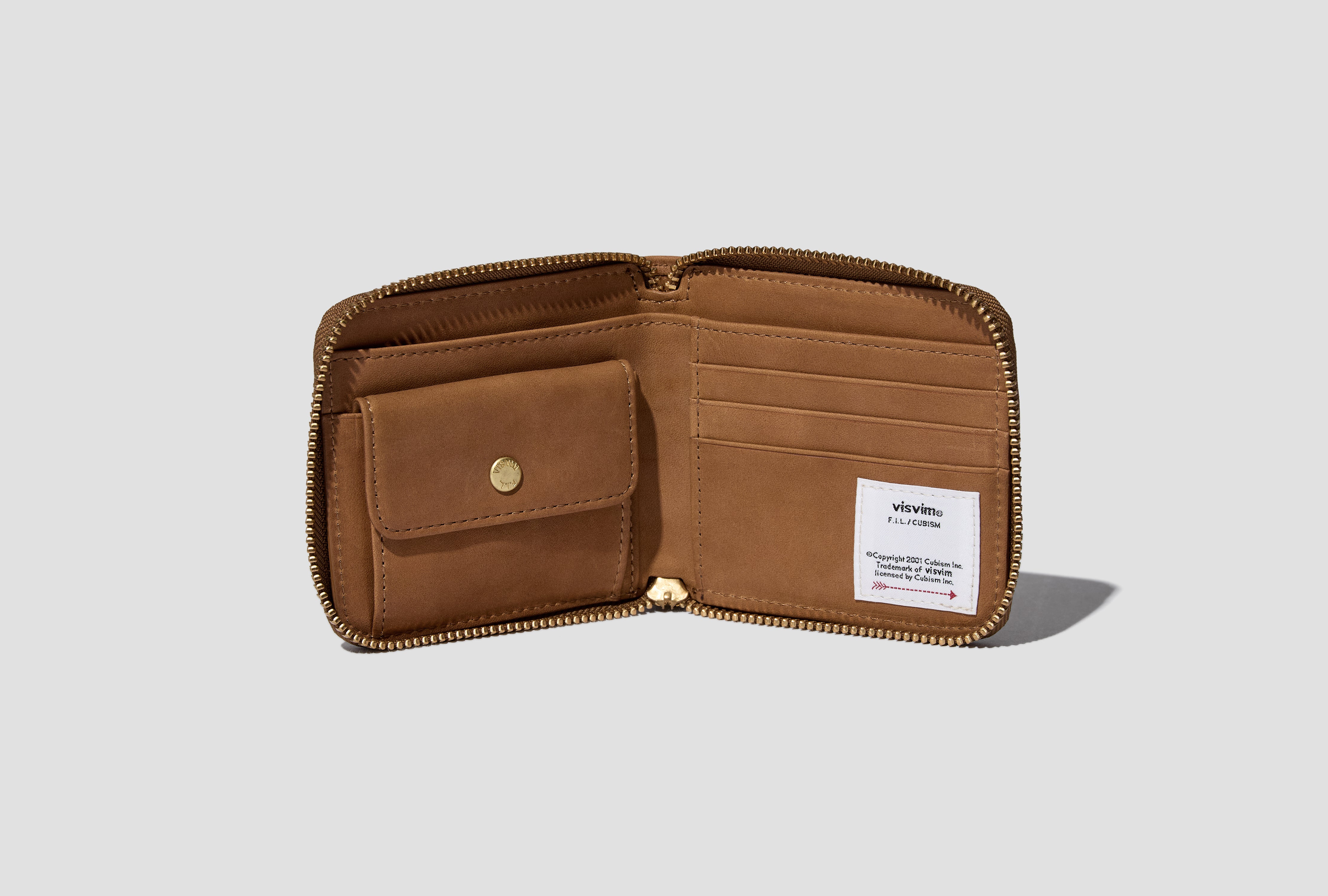 LEATHER BI-FOLD 0126103003023 Camel