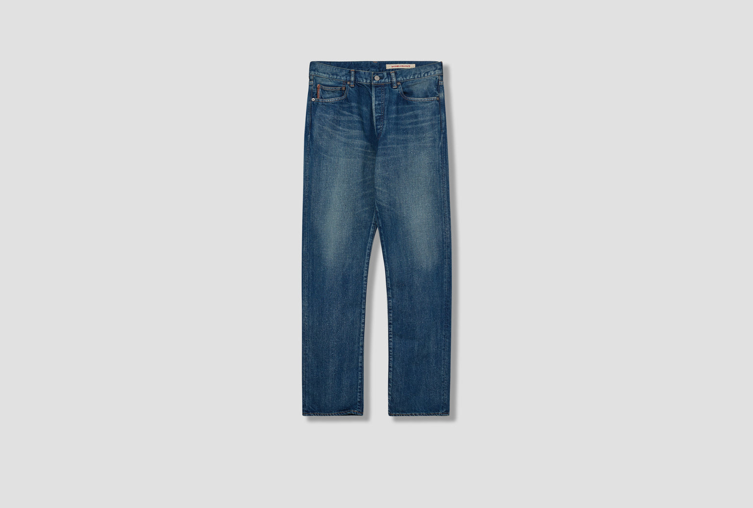 C.T.L STRAIGHT DENIM PANTS-BENGARA (INDIAN RED) - DARK INDIGO STPT-3450