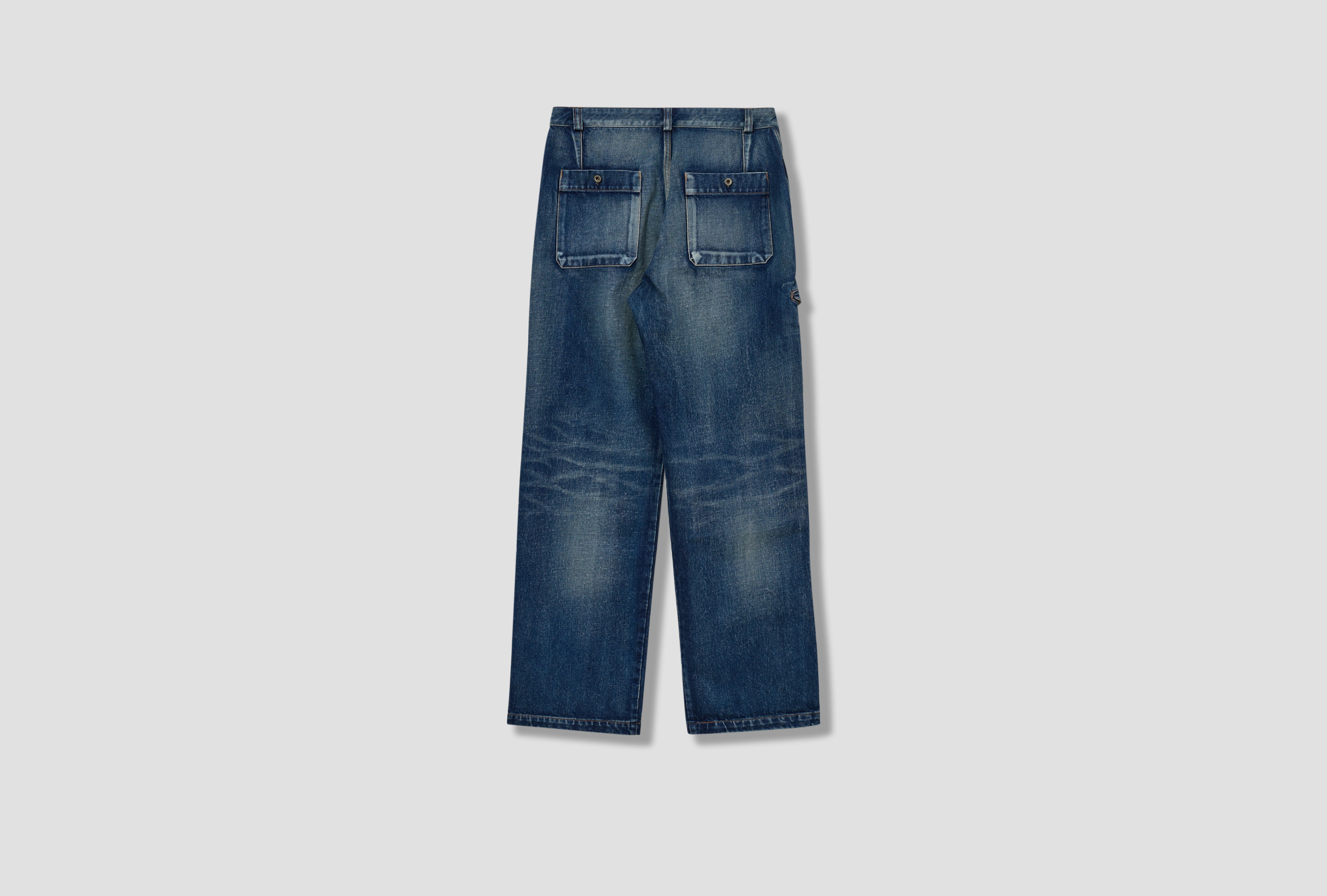 C.T.L STANDARD DENIM PANTS-BIZEN ICHIGO (14OZ) - DARK INDIGO SDP-001
