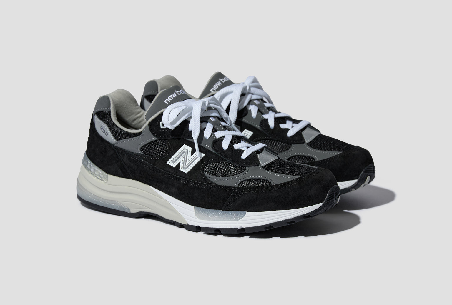 MADE IN USA 992 - BLACK / GREY / SILVER METALIC U992BK