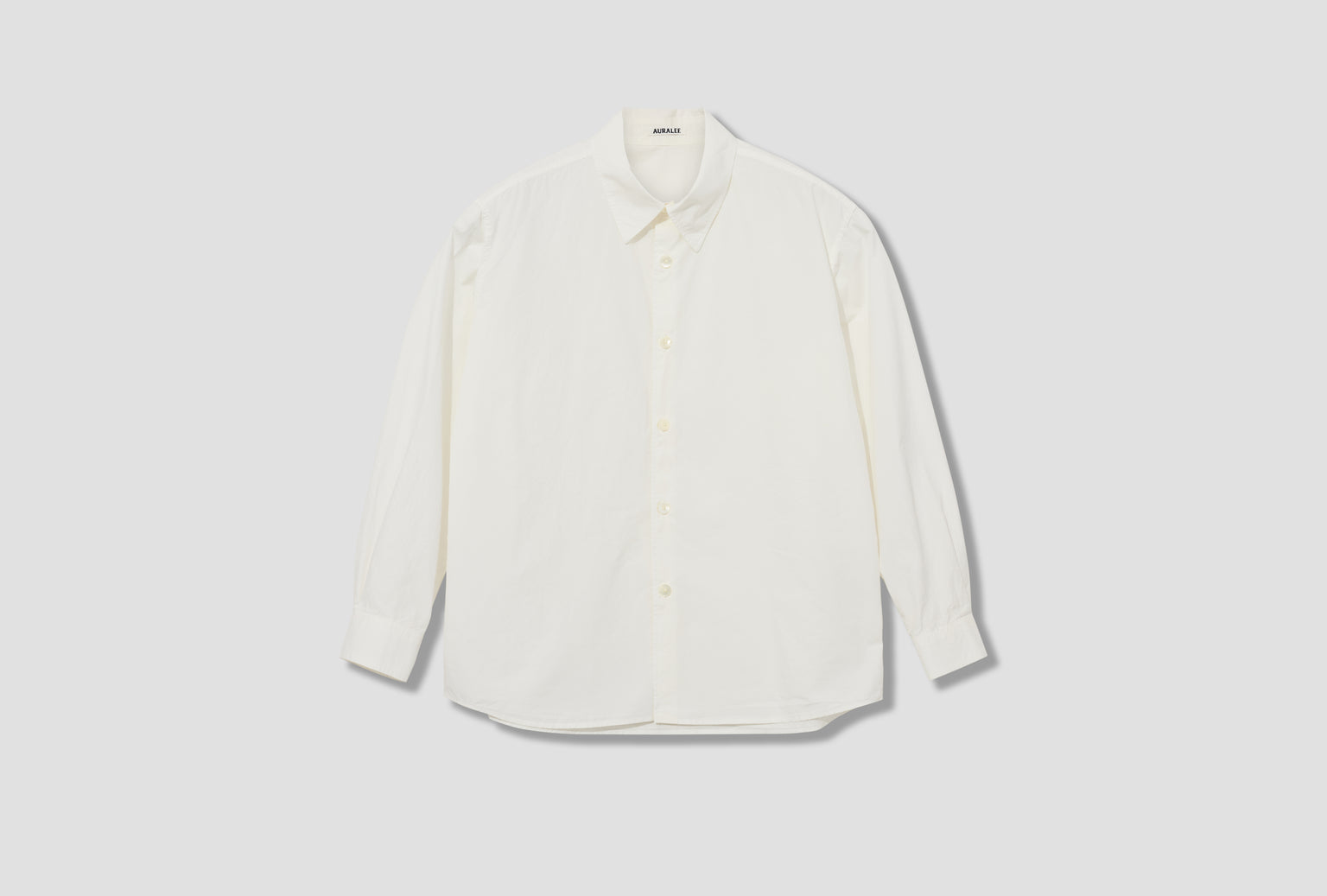 GARMENT-DYED FINX SHUTTLE WEATHER SHIRT A26SS01SW White