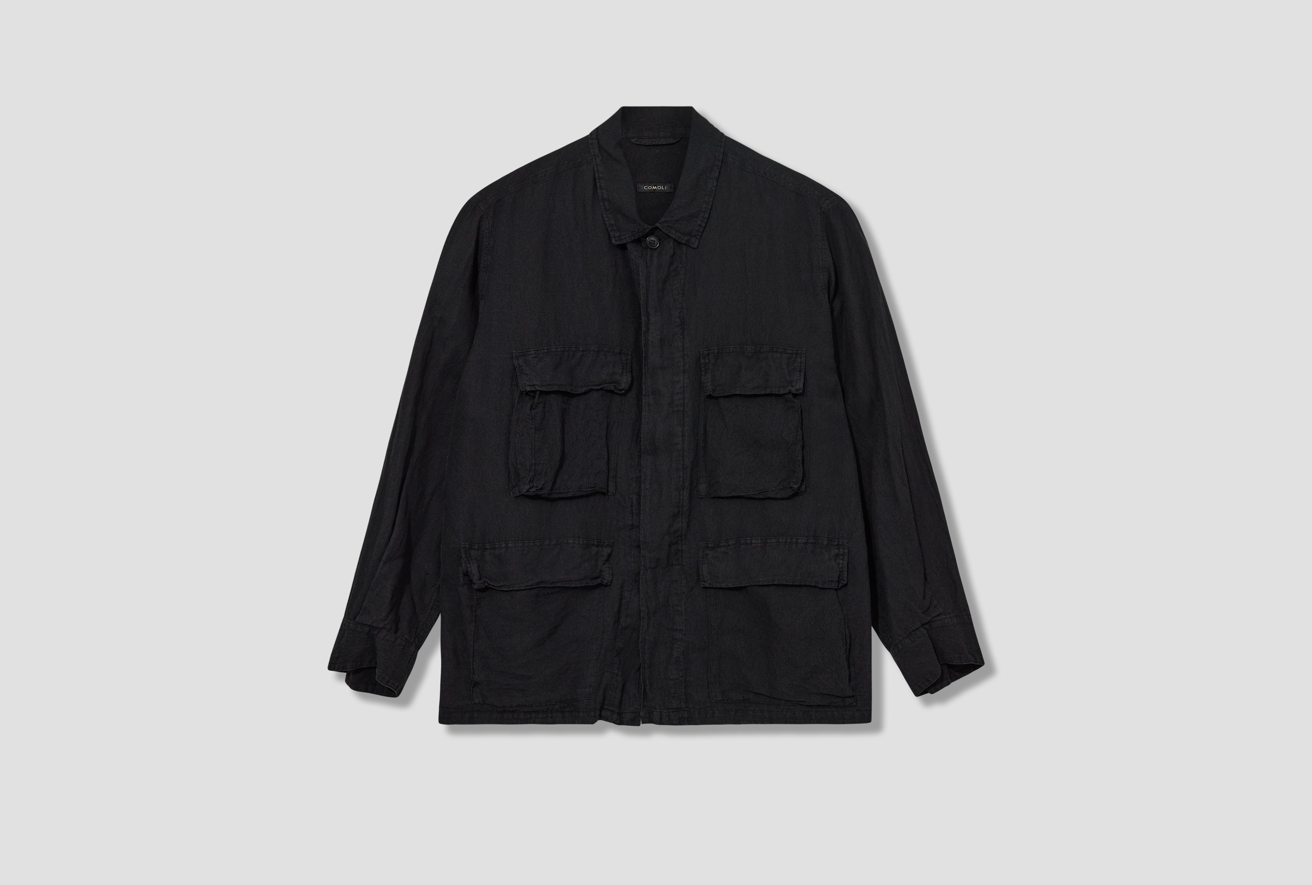 SILK COTTON B.D.U. JACKET D01-01013 Black