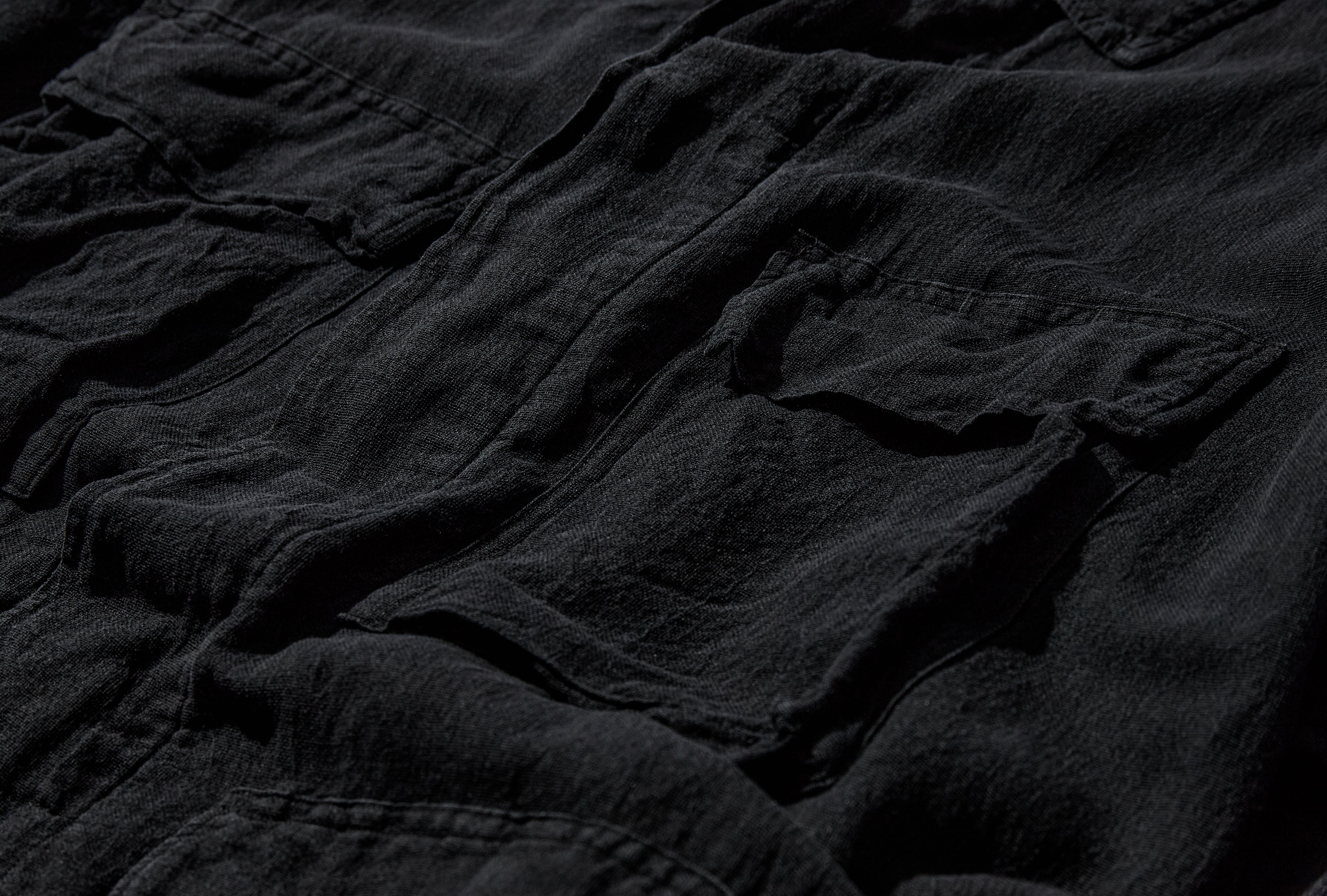 SILK COTTON B.D.U. JACKET D01-01013 Black