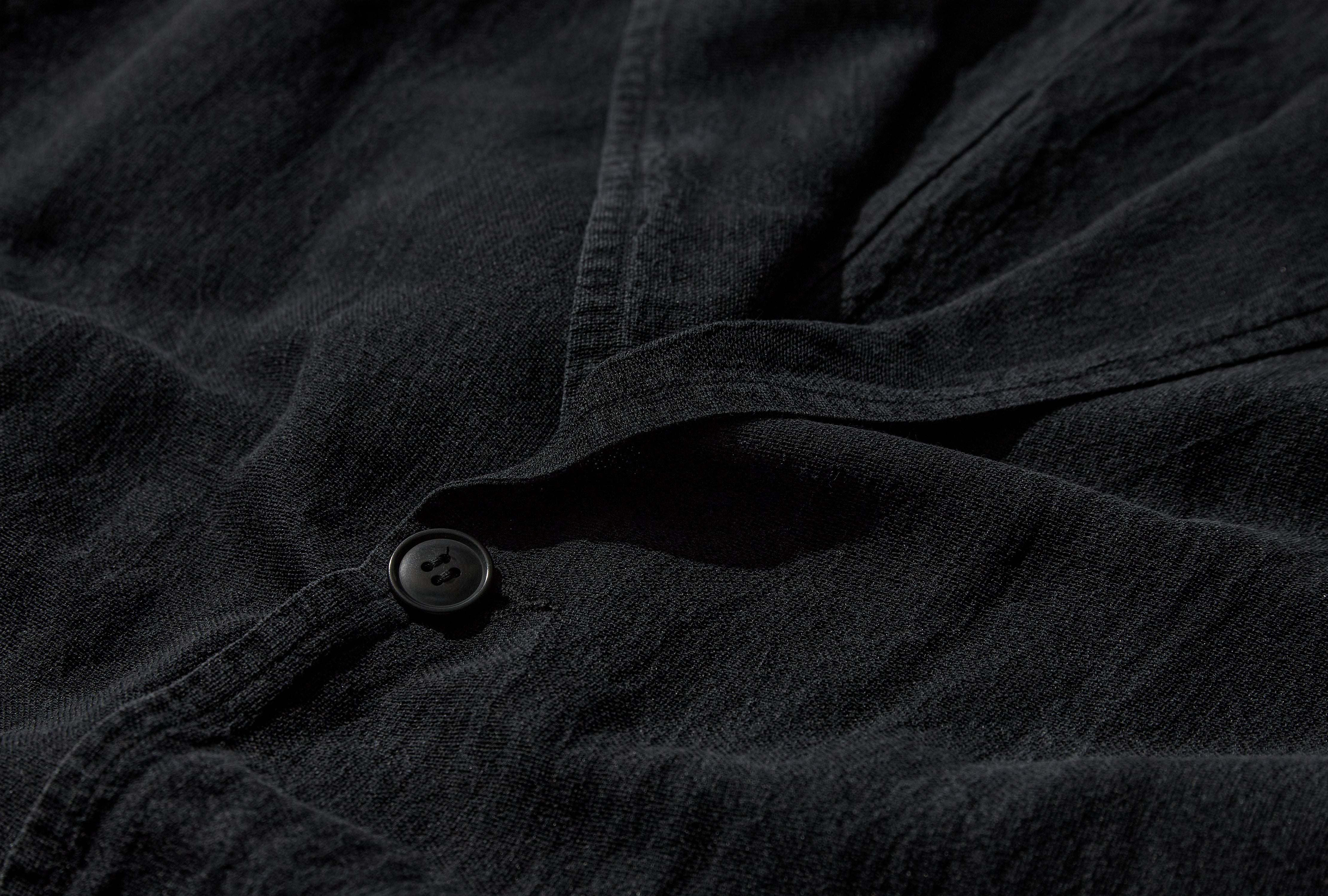 SILK COTTON JACKET D01-01022 Black