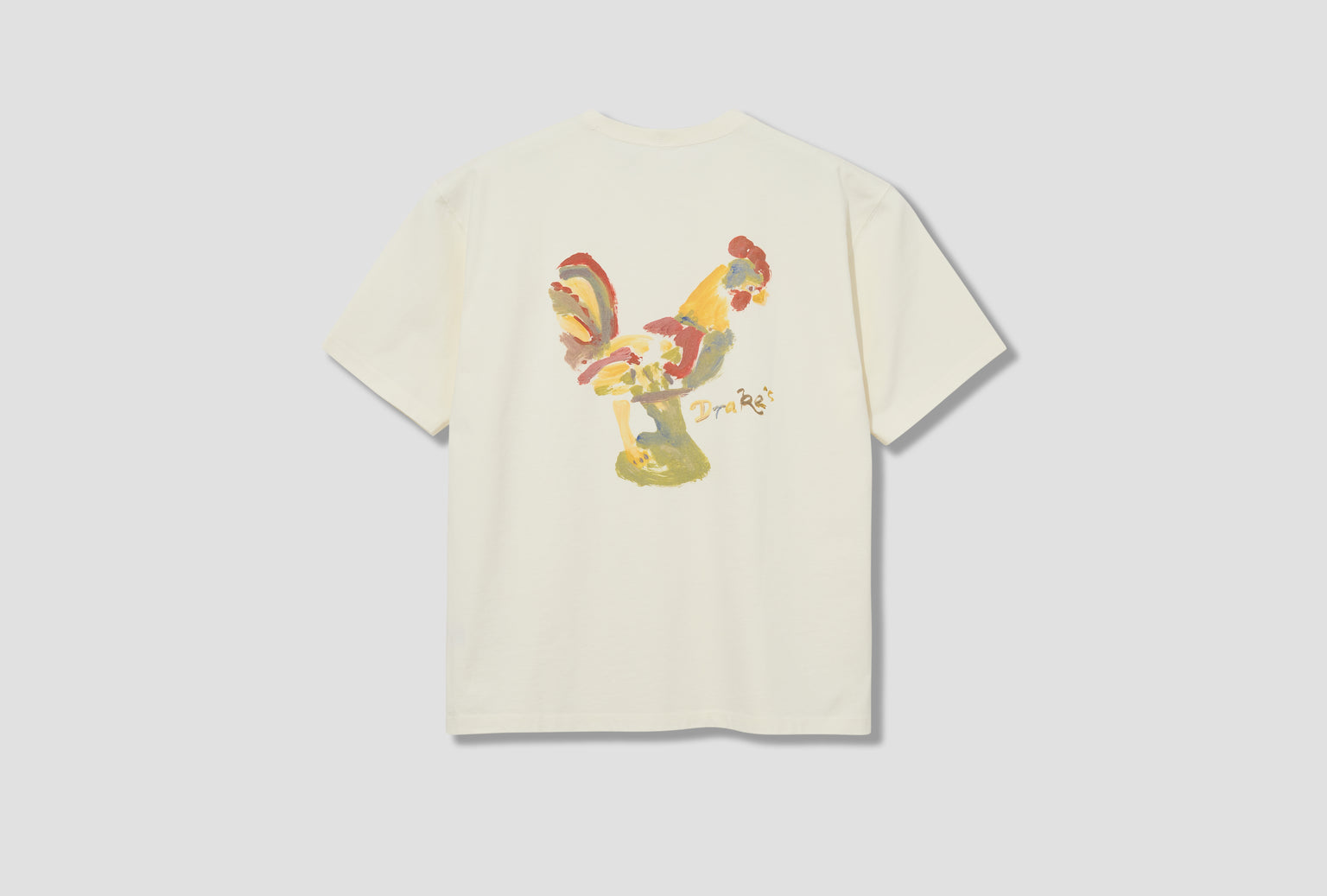 COCKEREL BACK PRINT HIKING TEE DR2A5A 26211-01 Off white