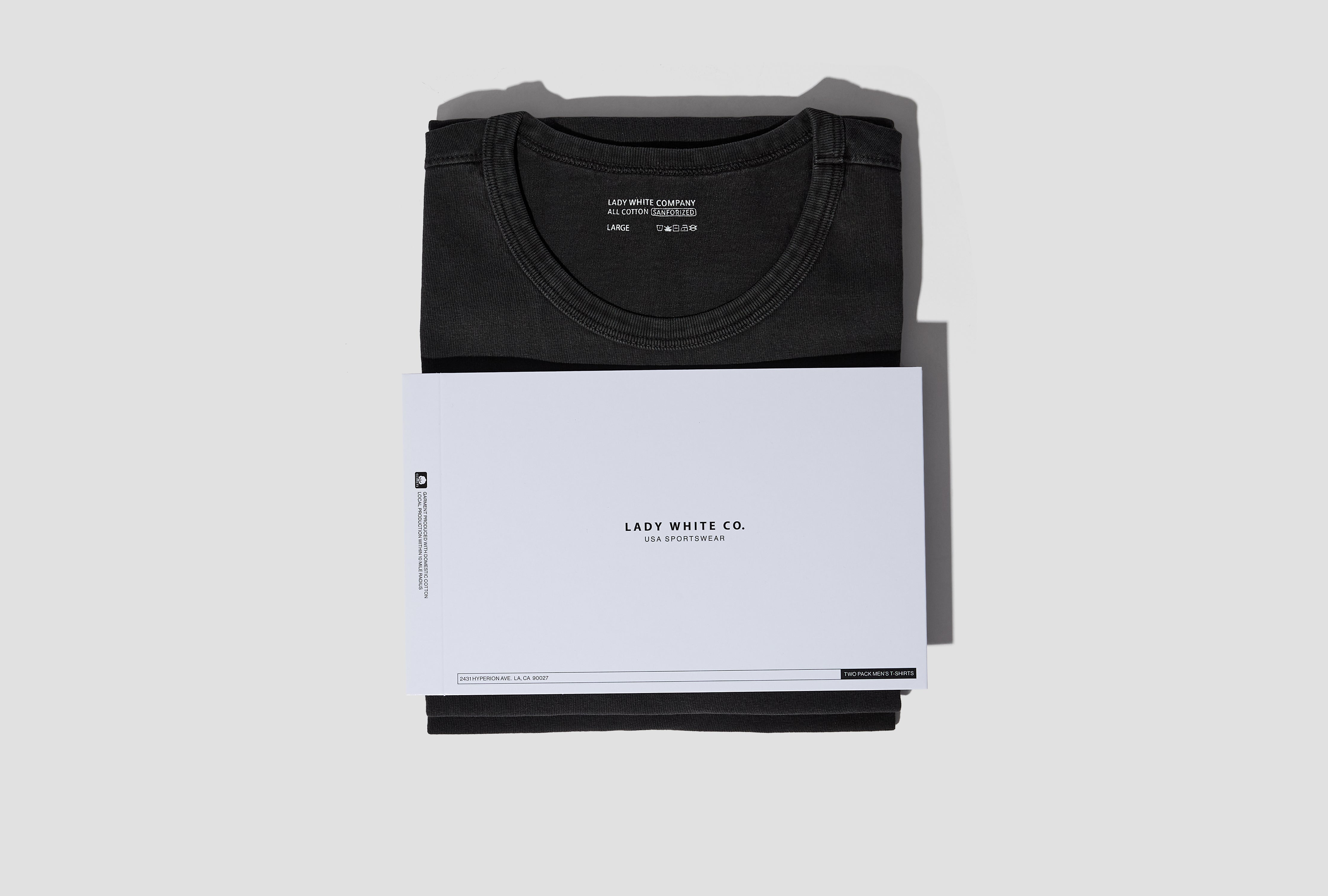 OUR T-SHIRT 2-PACK - PIGMENT CHARCOAL LW-101T