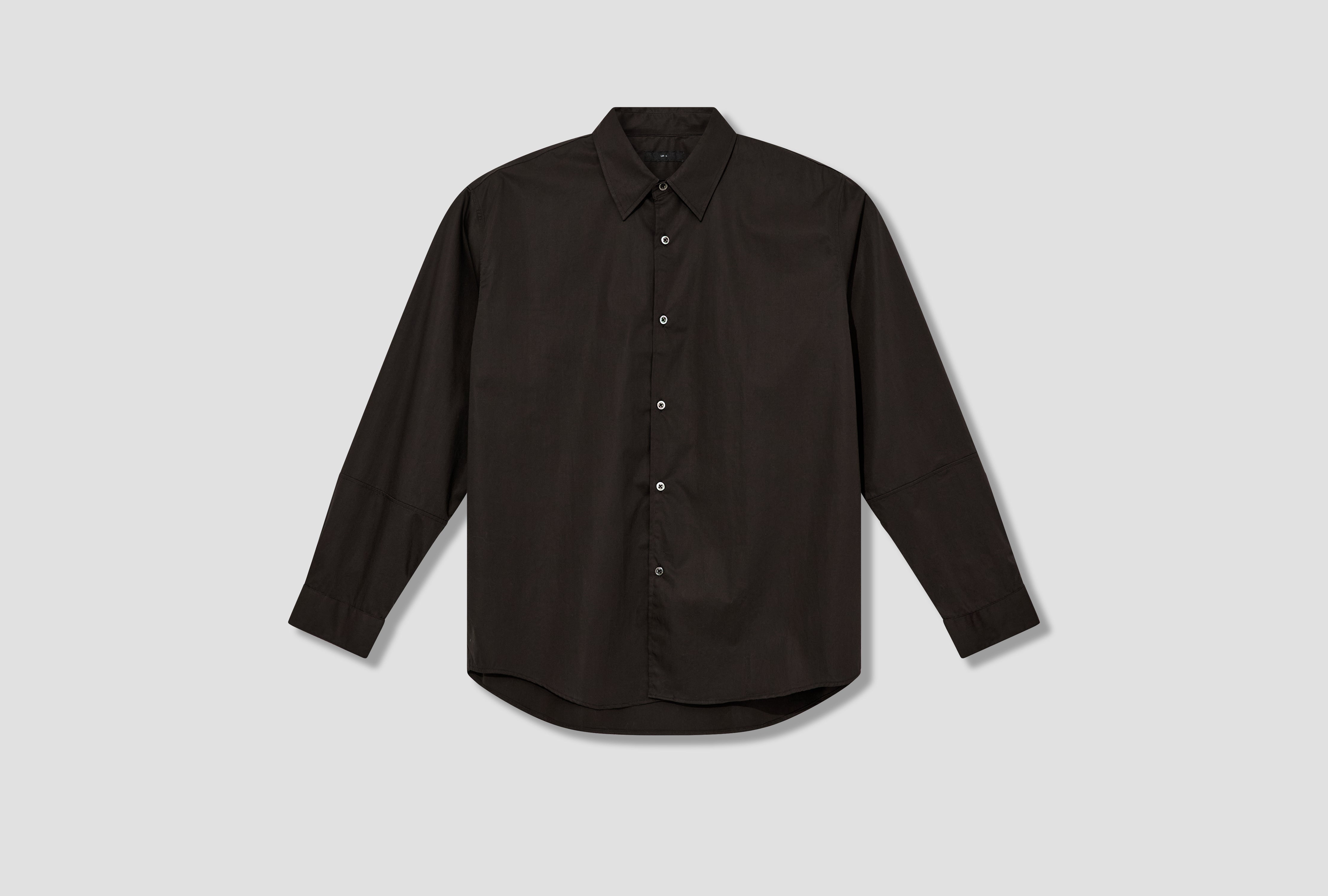 LYNN POPLIN L/S SHIRT LW-SH401 Brown