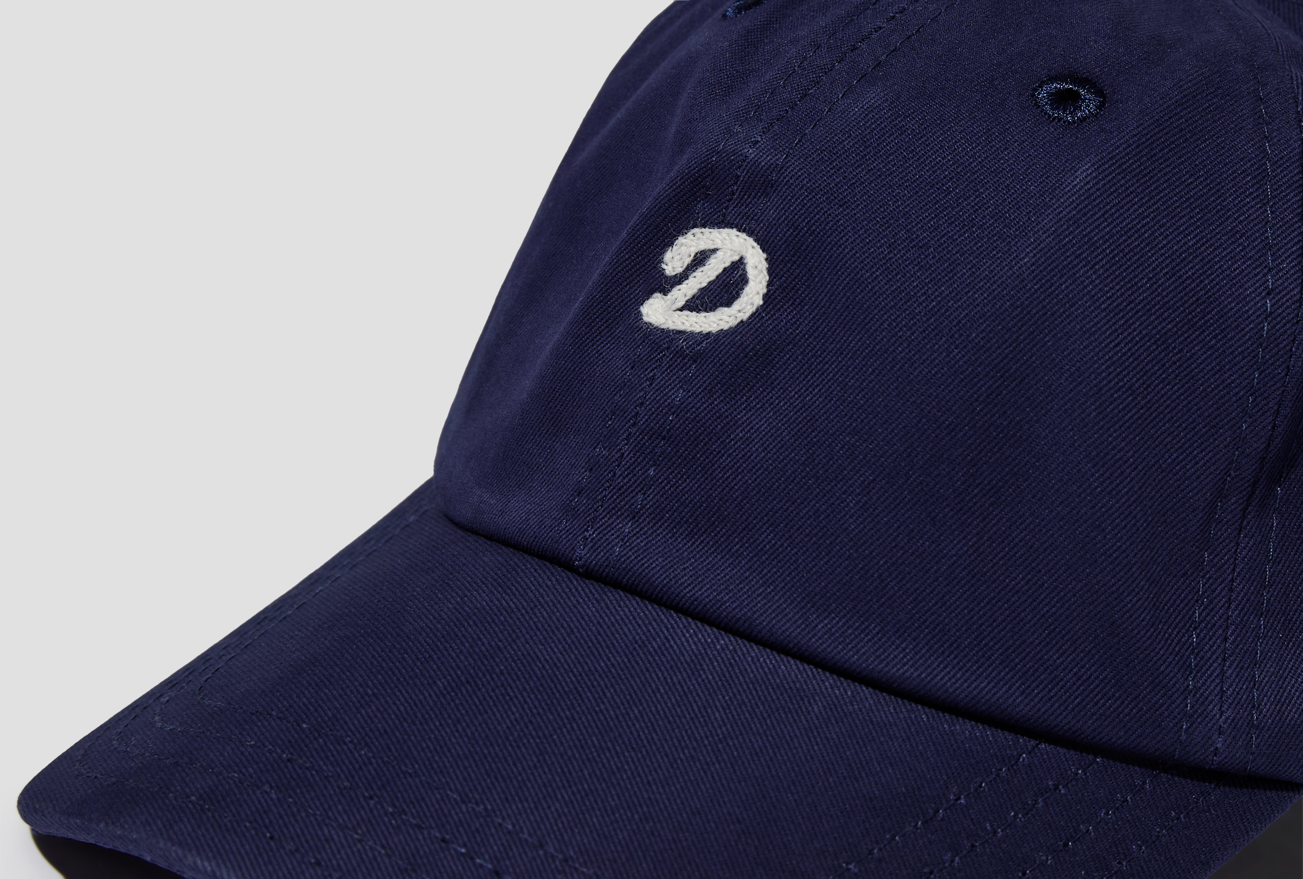 CHAINSTITCHED ''D'' CAP DR1AG2 24125-01 Navy