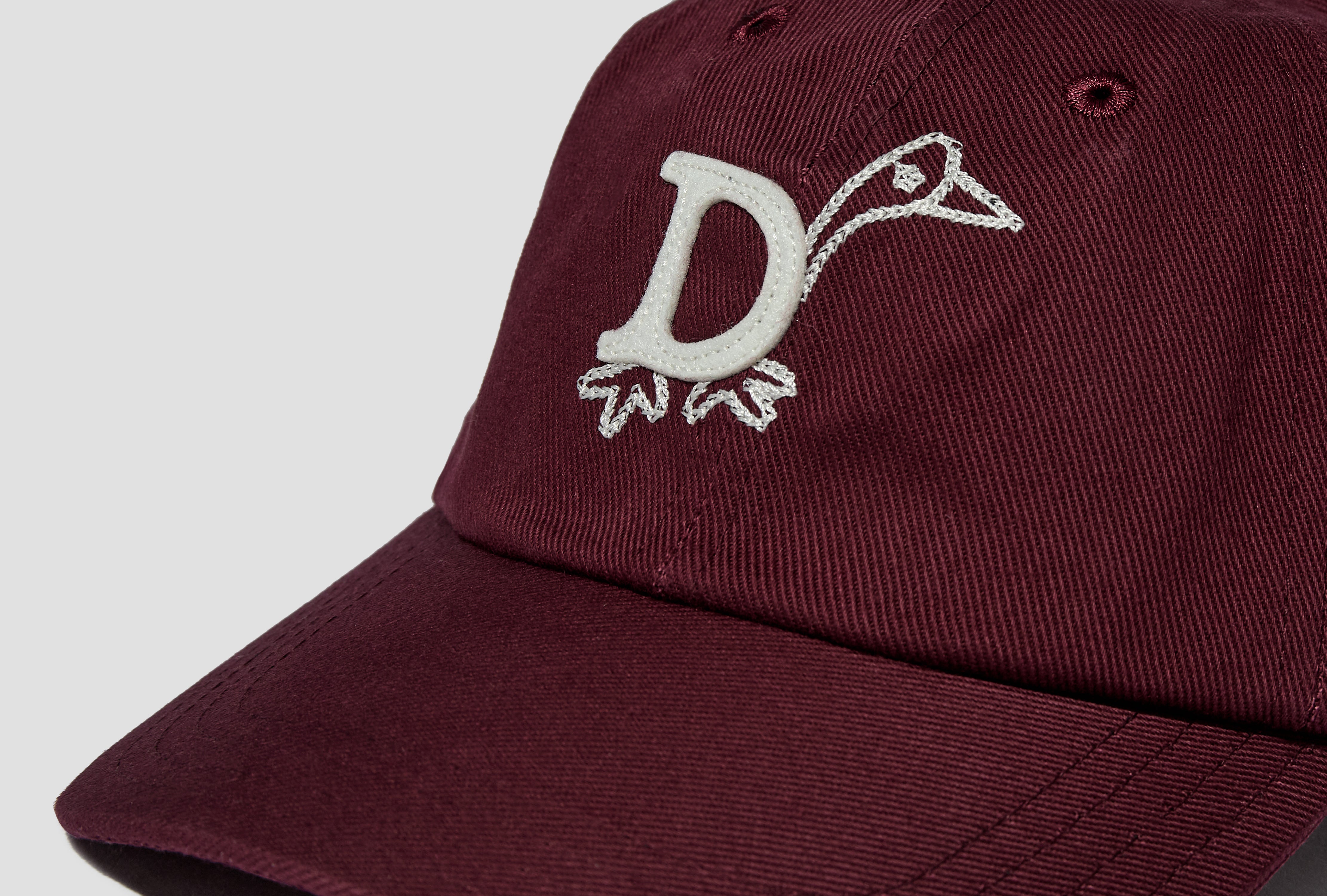 D DUCK TWILL BASEBALL CAP DR1AG2 26221-02 Burgundy