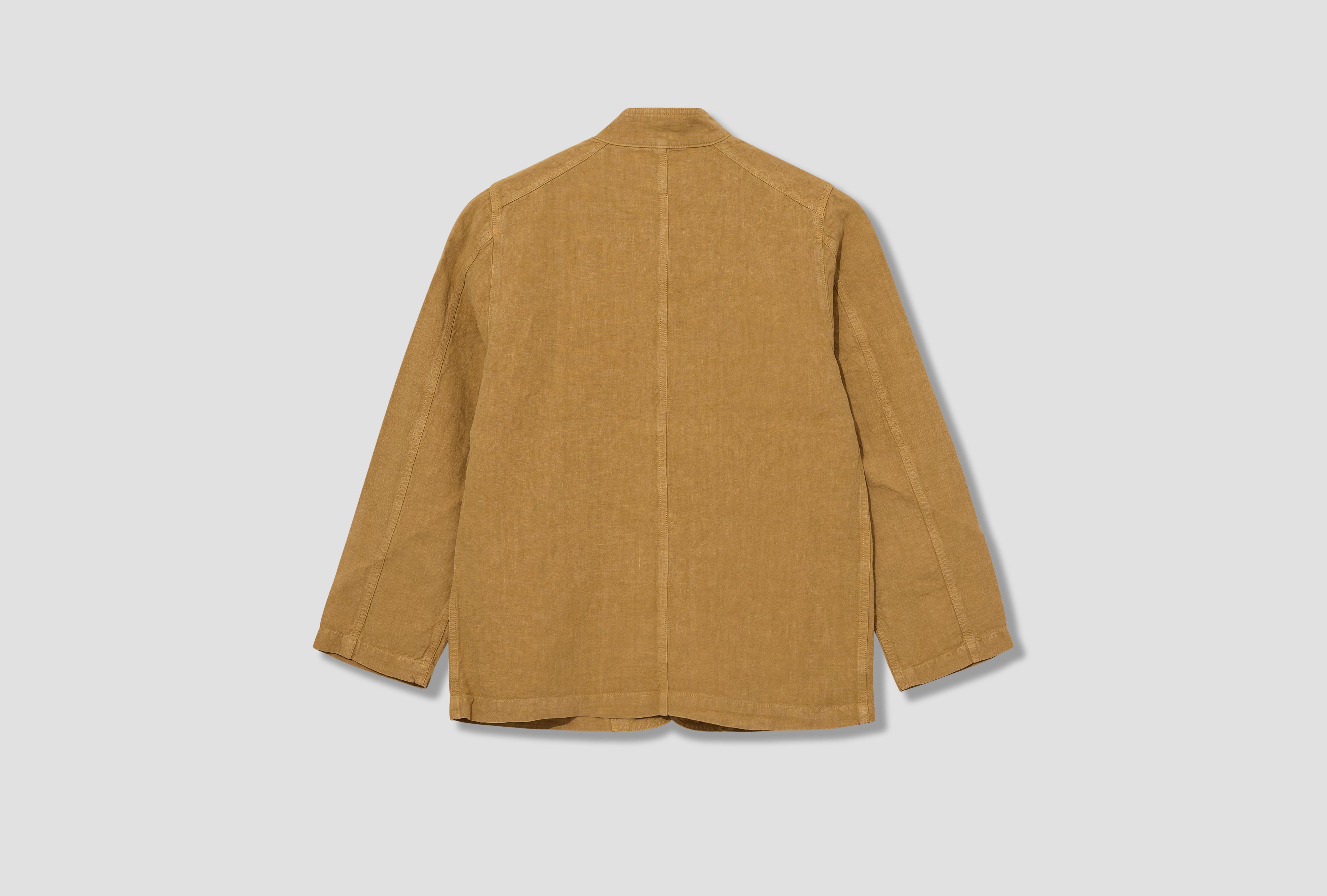 LINEN FORESTIERE JACKET DR2A1B 26011-01 Khaki