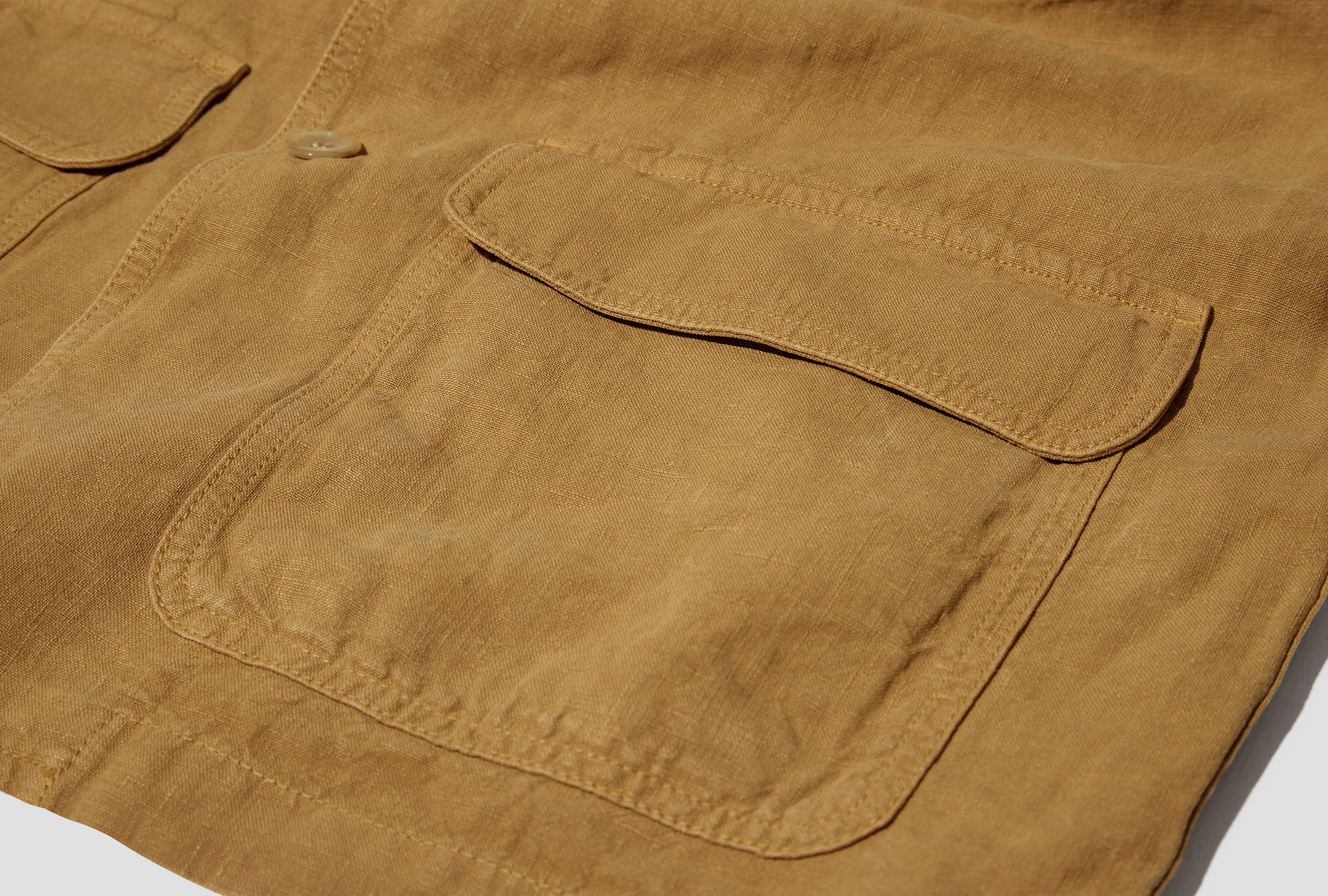 LINEN FORESTIERE JACKET DR2A1B 26011-01 Khaki
