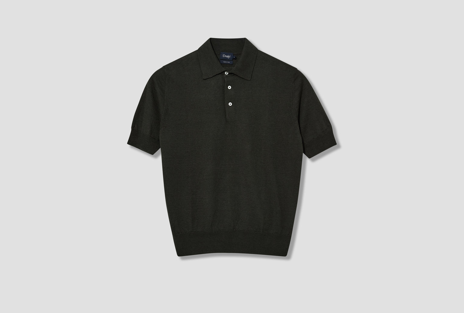 SS LINEN-COTTON KNITTED POLO SHIRT DR2A3G 21275-08 Olive