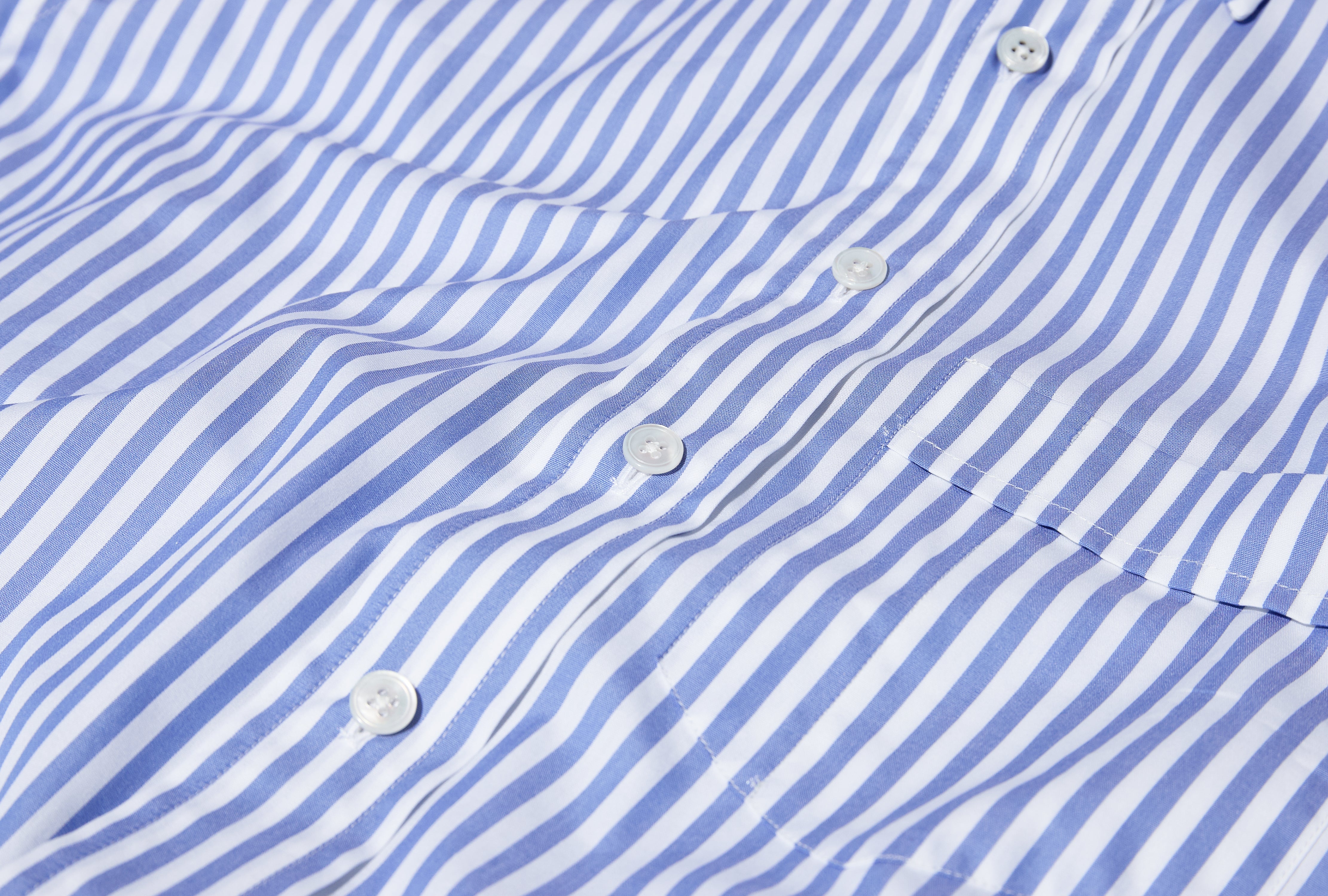 BENGAL STRIPE BUTTON DOWN POPLIN SHIRT DR2W4A 21796-02 Blue