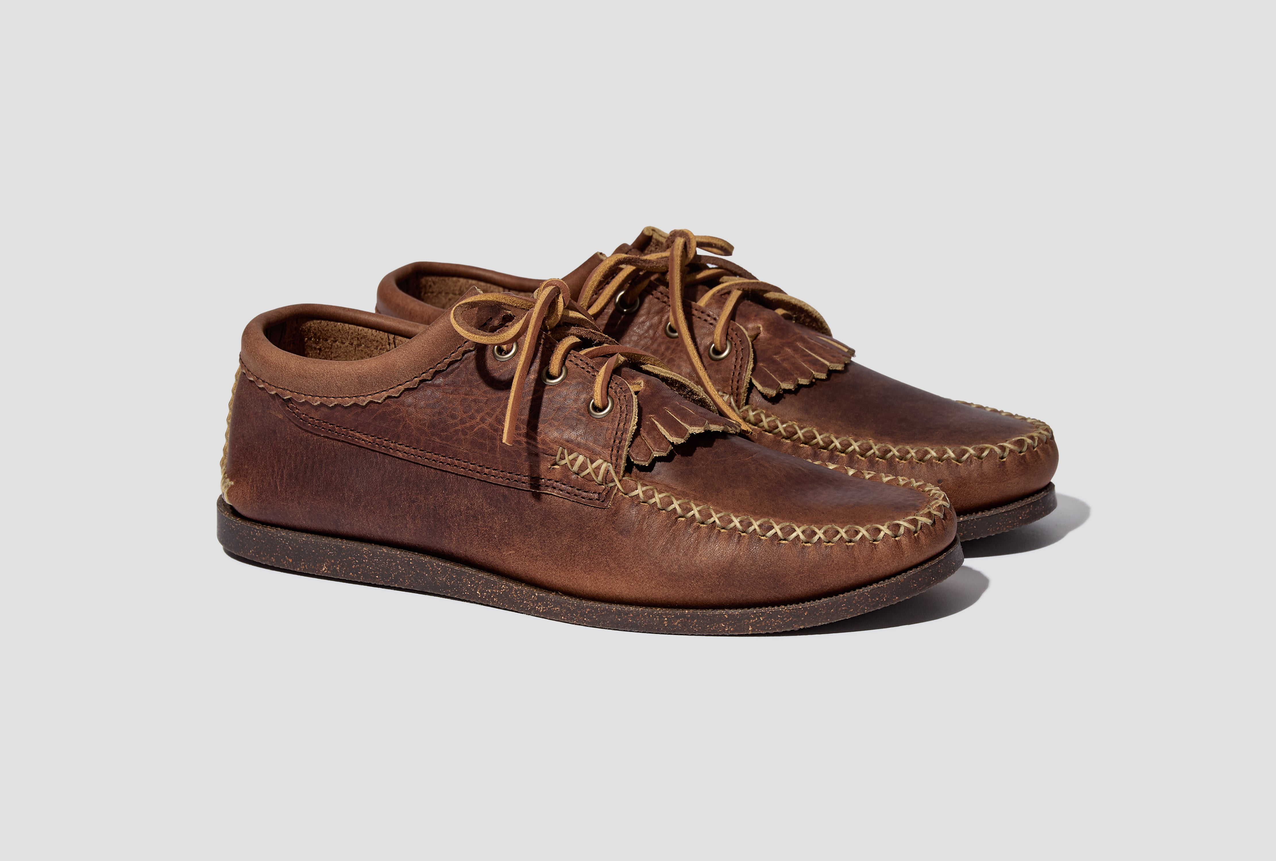 BLUCHER WITH KILTIE WITH CAMP SOLE - CH BROWN 00231XKM-CHBR