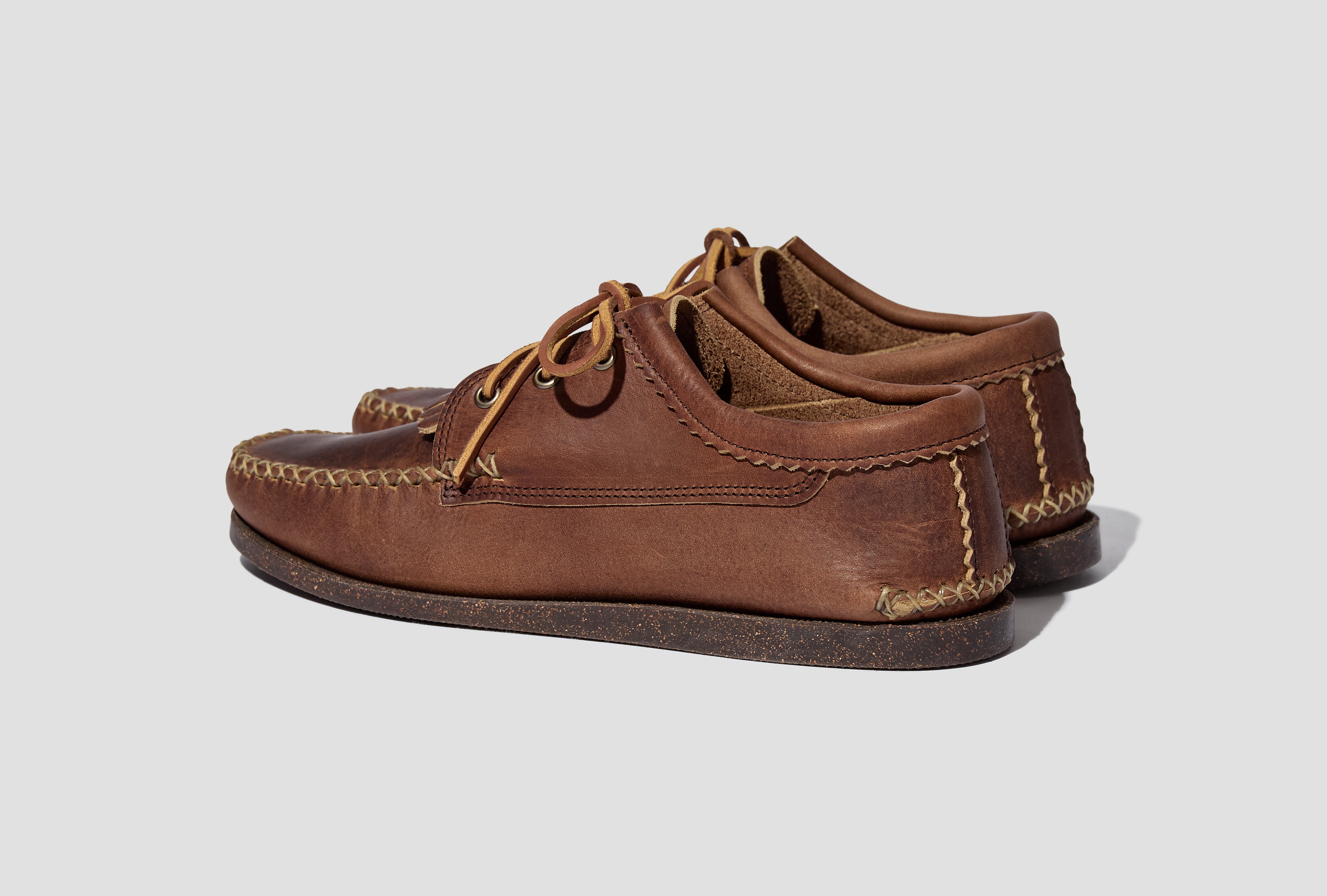 BLUCHER WITH KILTIE WITH CAMP SOLE - CH BROWN 00231XKM-CHBR