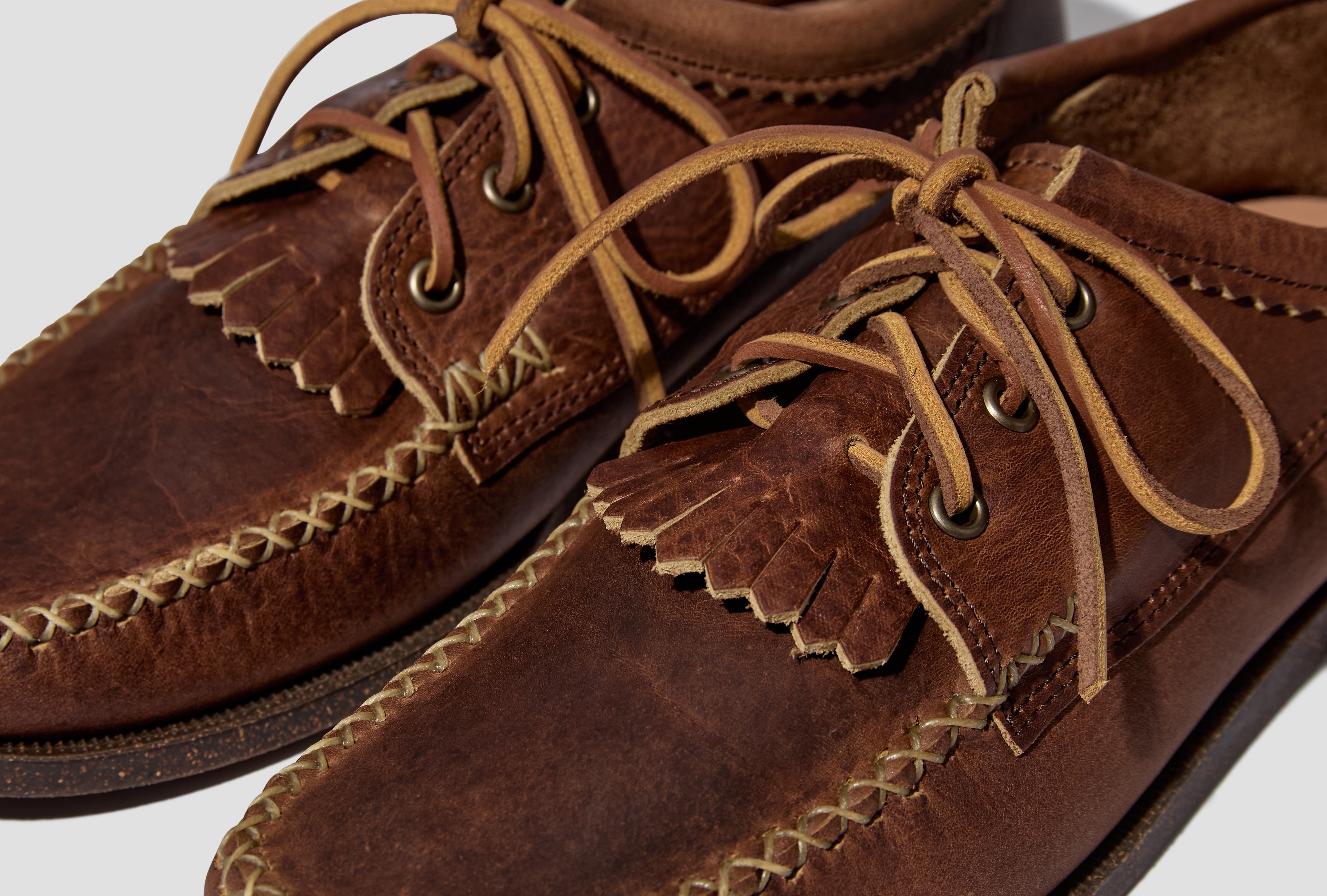 BLUCHER WITH KILTIE WITH CAMP SOLE - CH BROWN 00231XKM-CHBR