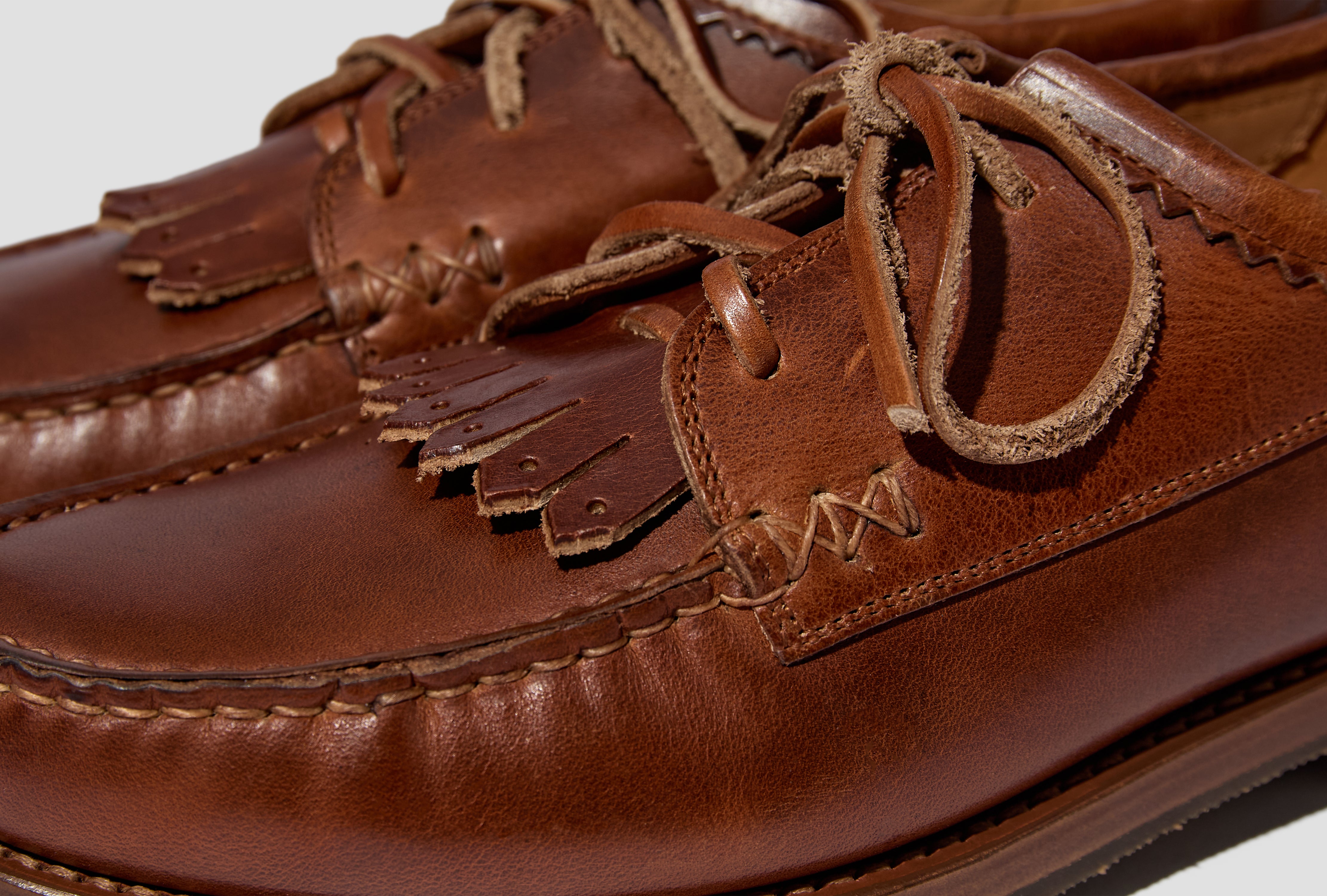 ITALIAN BLUCHER WITH VIBRAM TUSCANY - WHISKY YIBT-T26713-SMU