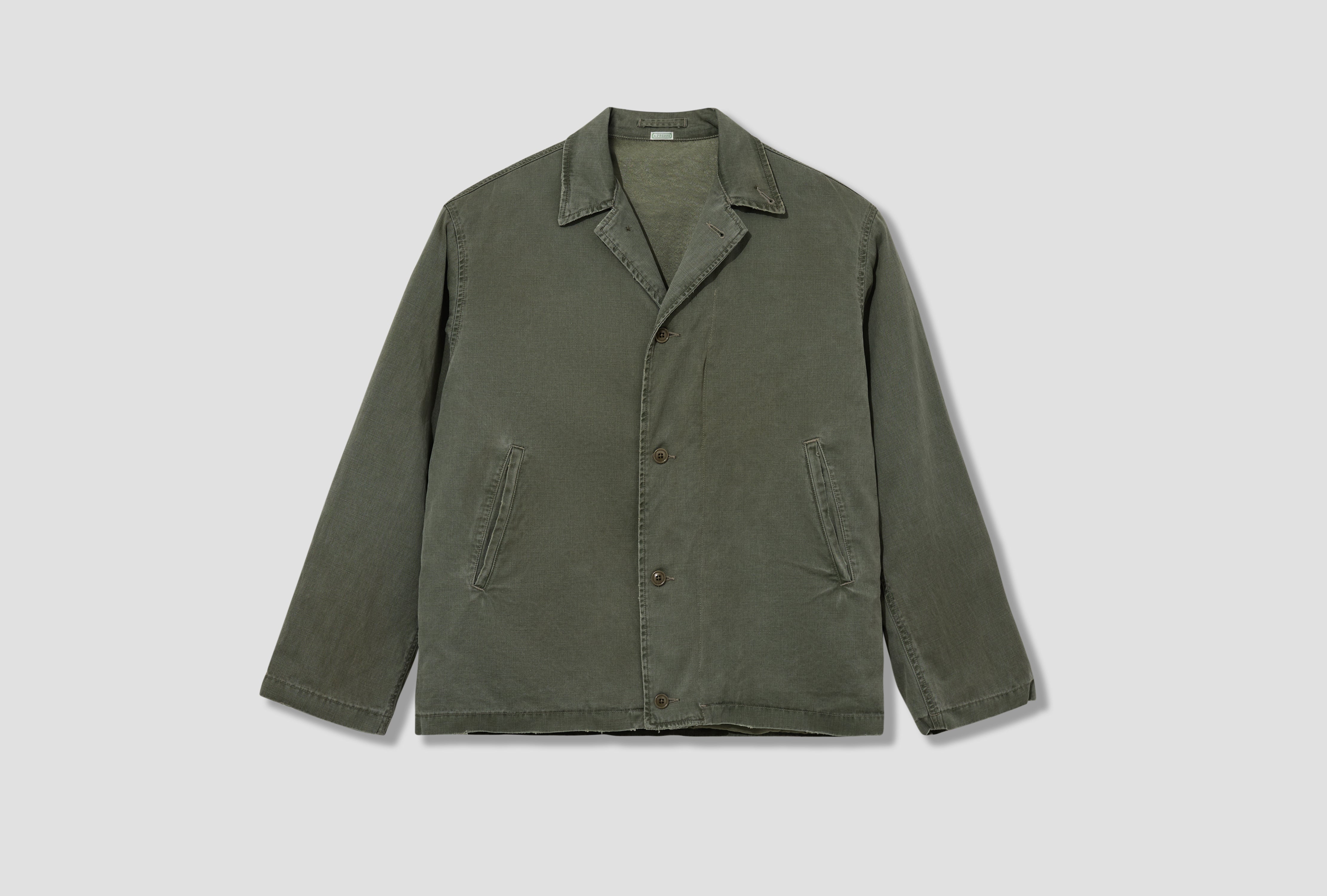 VINTAGE US NAVY N-4 DECK JACKET 26SAP-01-51 Green