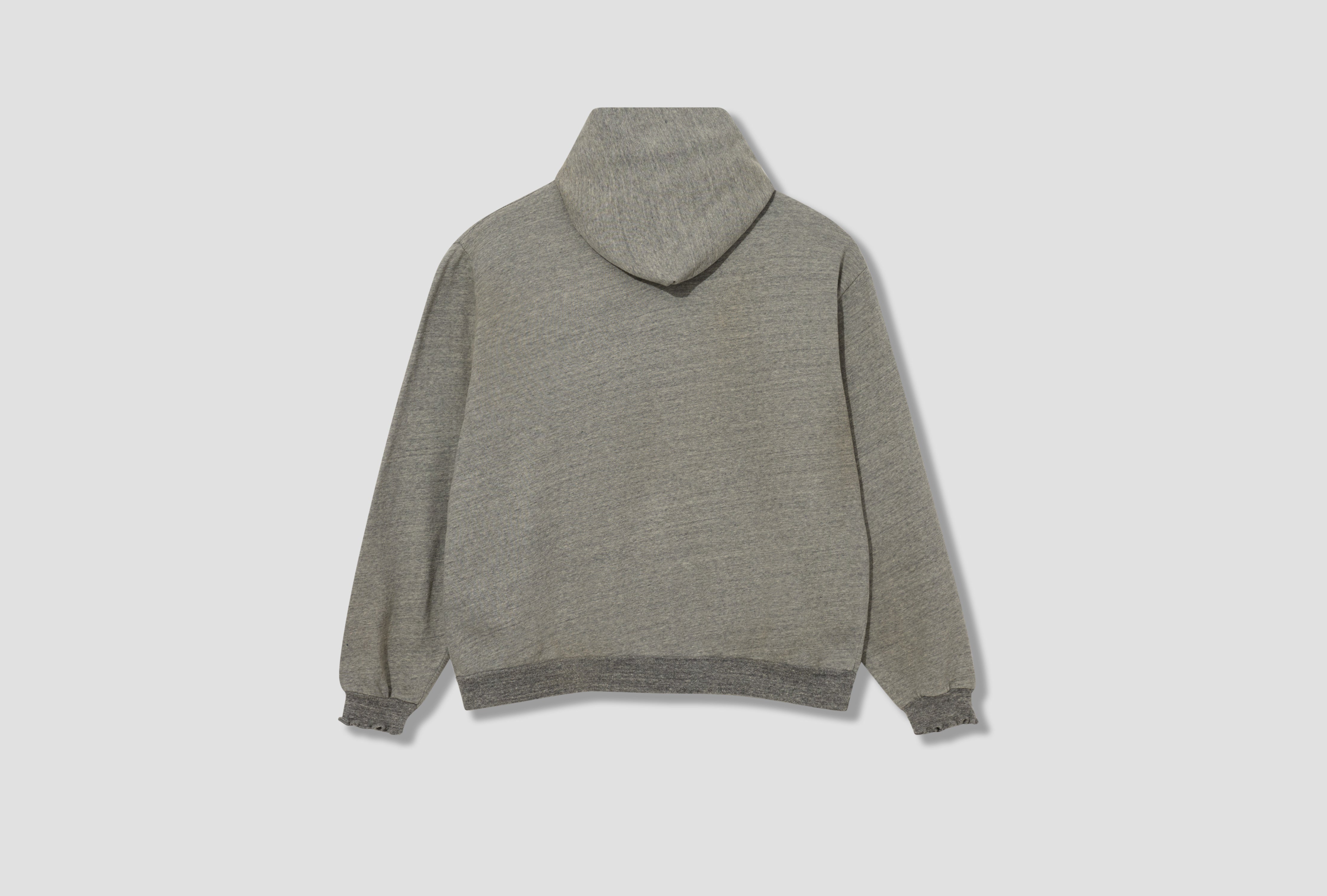 VINTAGE LIGHT WEIGHT ZIP SWEAT HOODIE 26SAP-05-07 Grey