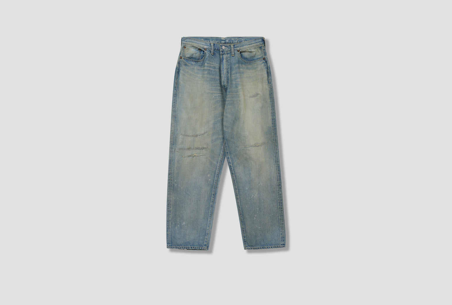 NO.37 WASHED WIDE DENIM PANTS 26SAP-04-22 Blue