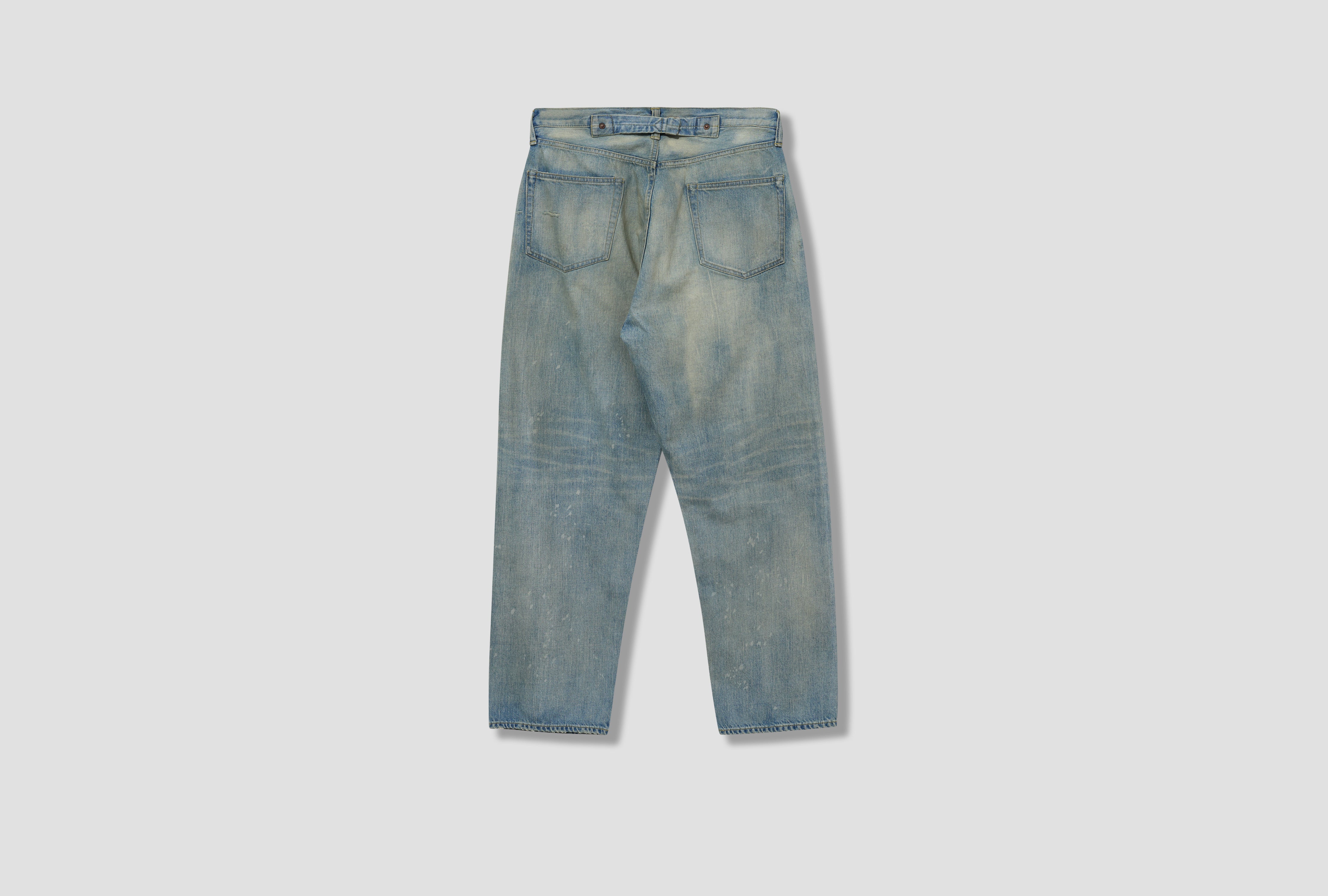 NO.37 WASHED WIDE DENIM PANTS 26SAP-04-22 Blue