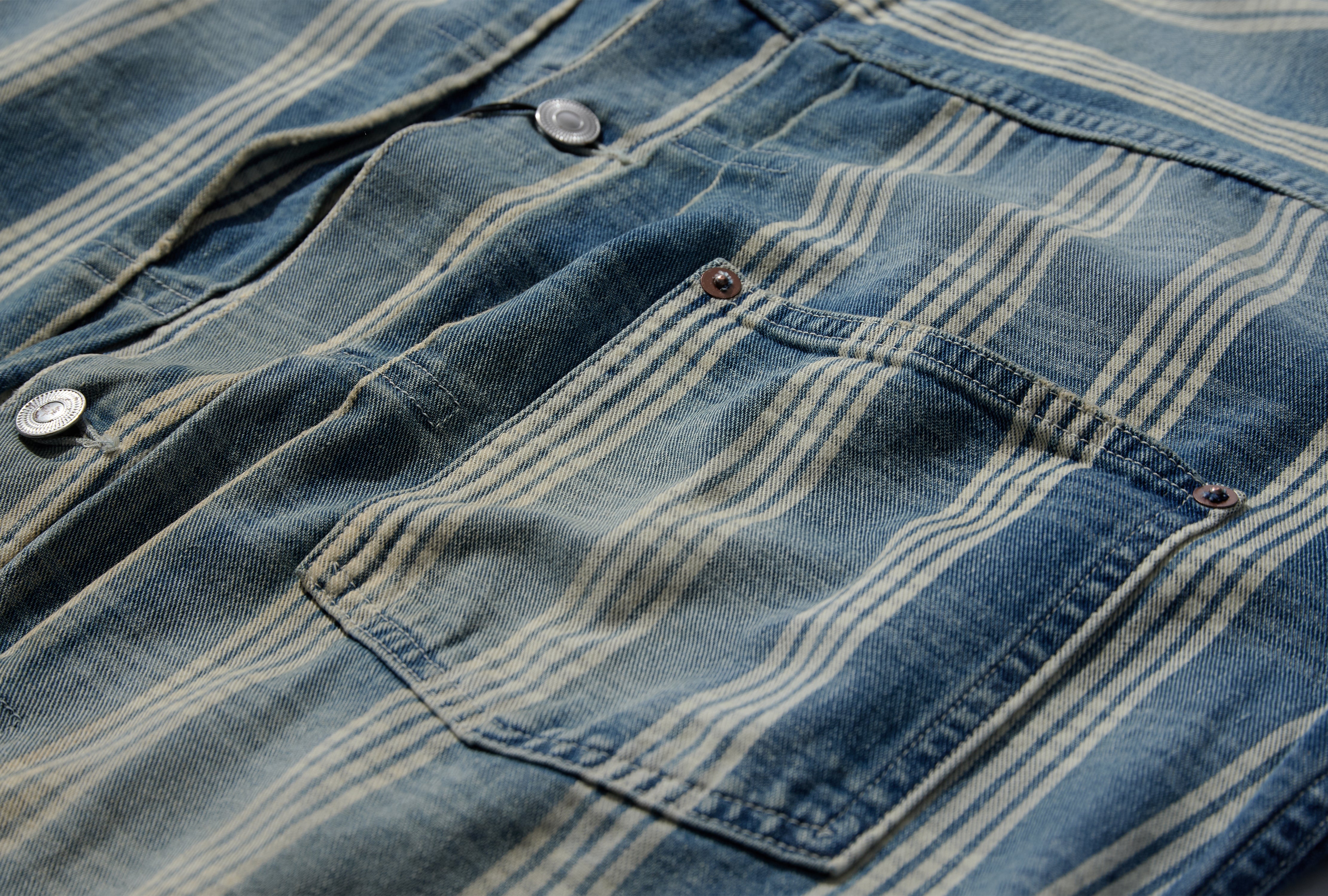 NO.213 INDIGO PALAKA DENIM JACKET 26SAP-01-46 Check
