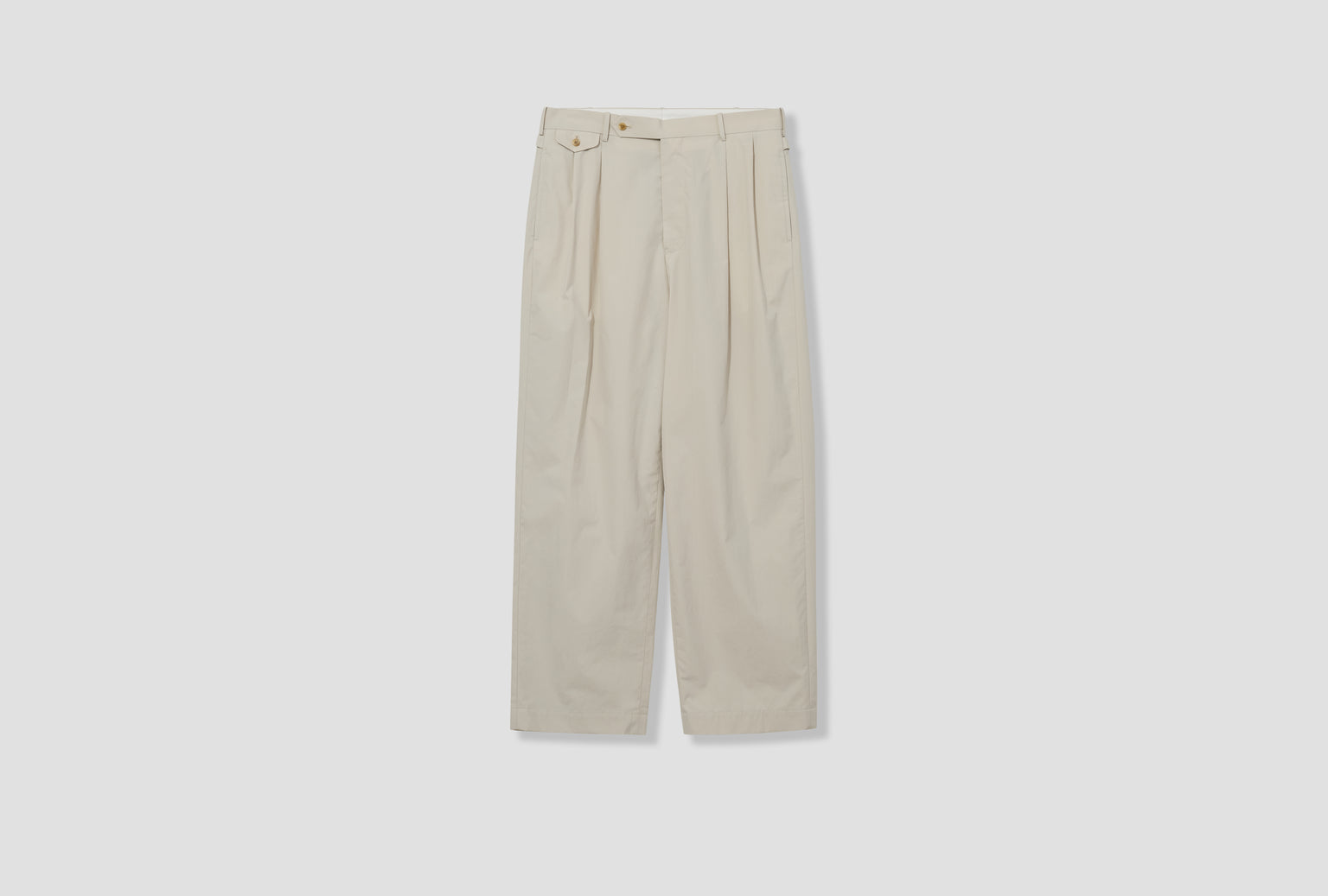 HIGH DENSITY WEATHER CLOTH TROUSERS 26SAP-04-41 Beige