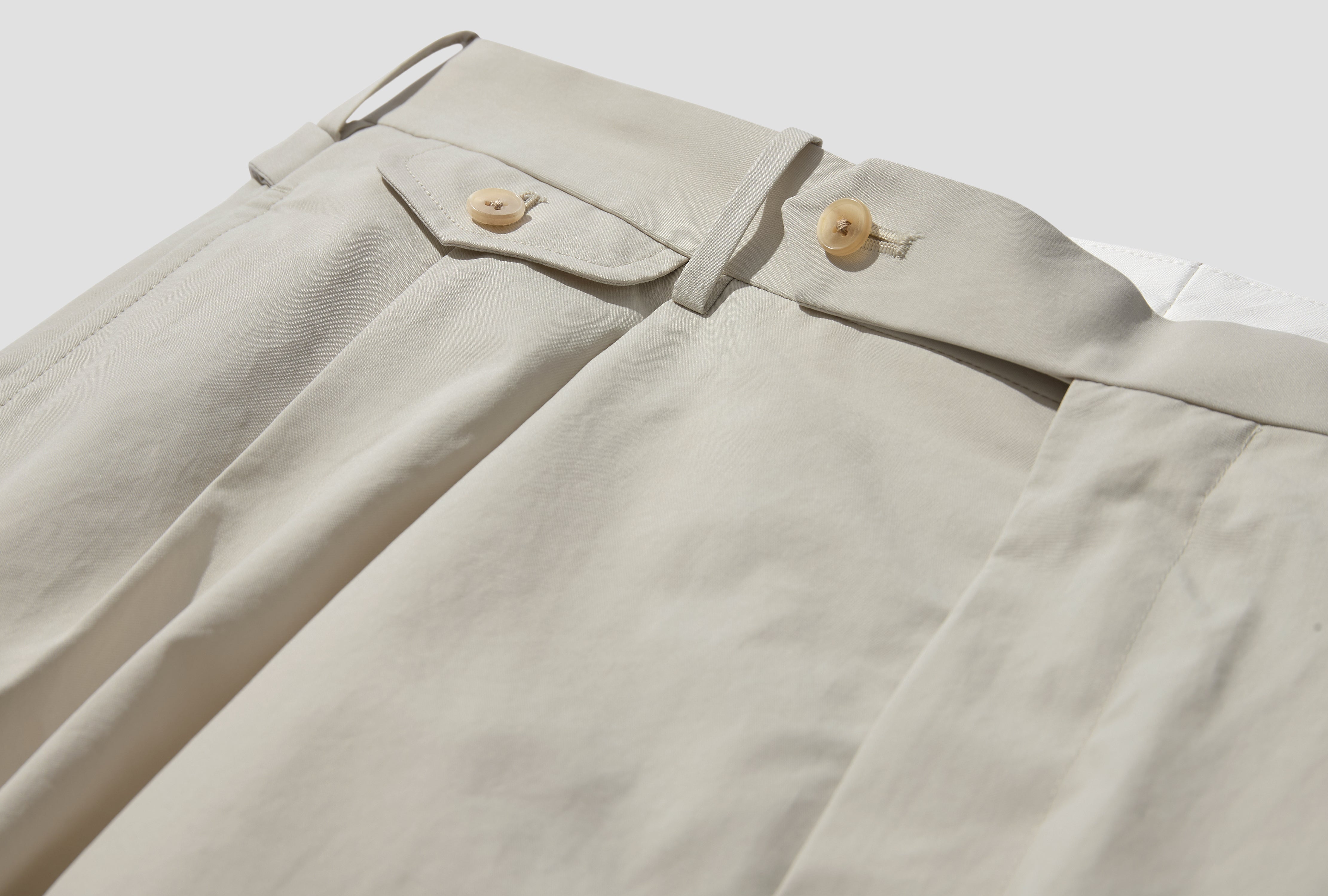 HIGH DENSITY WEATHER CLOTH TROUSERS 26SAP-04-41 Beige