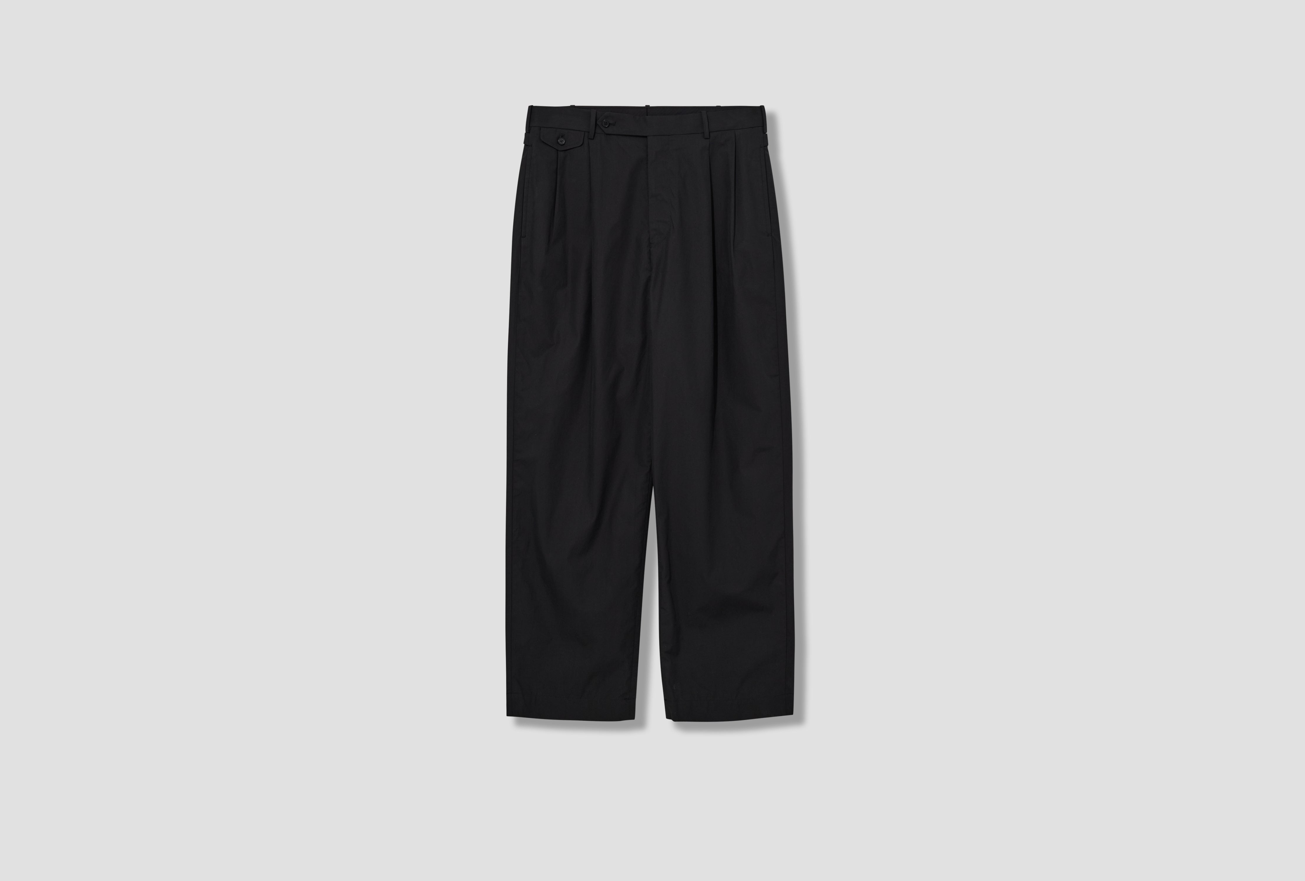 HIGH DENSITY WEATHER CLOTH TROUSERS 26SAP-04-41 Black