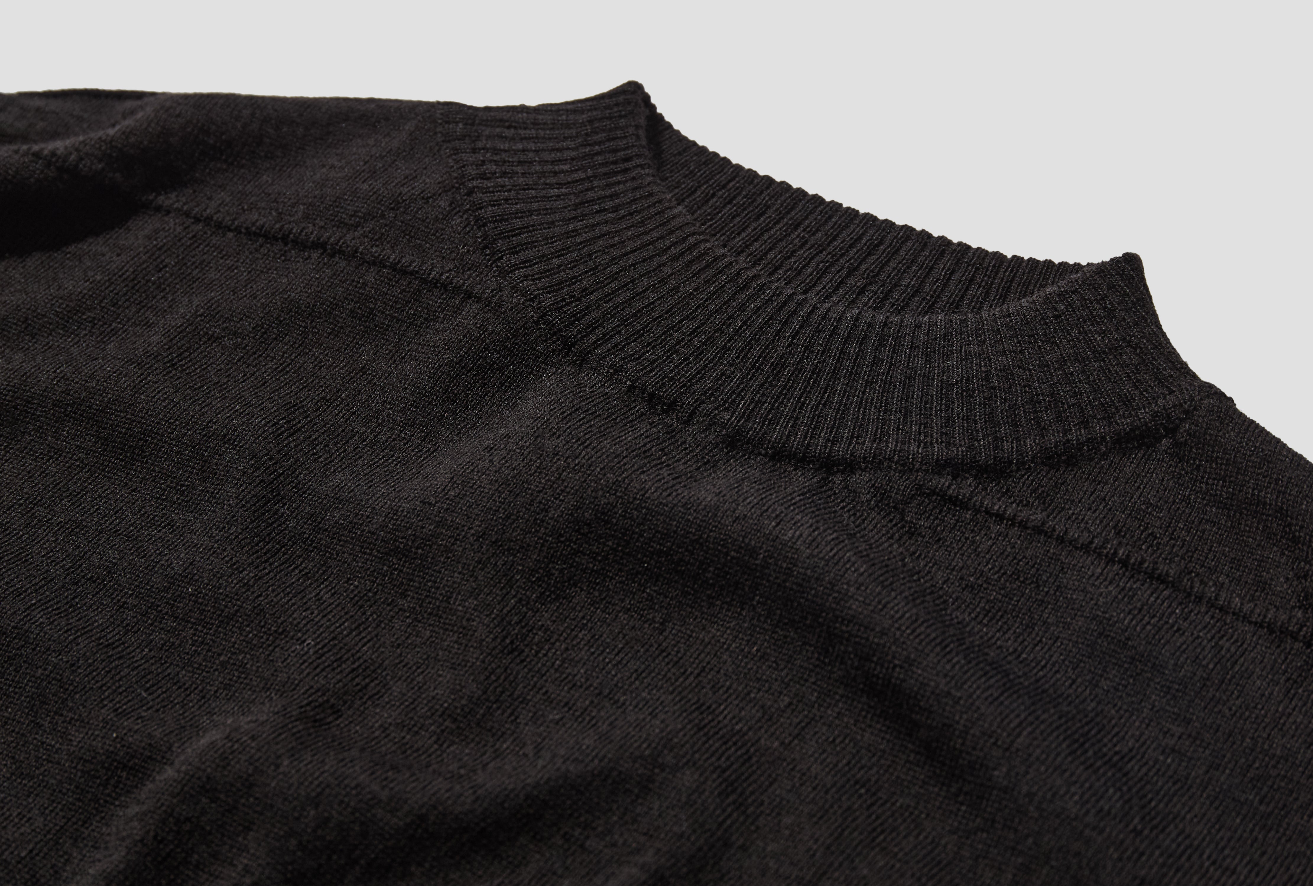 LEVEL LUPETTO - LIGHTWEIGHT RASATO KNIT / BLACK RU02F4625 M