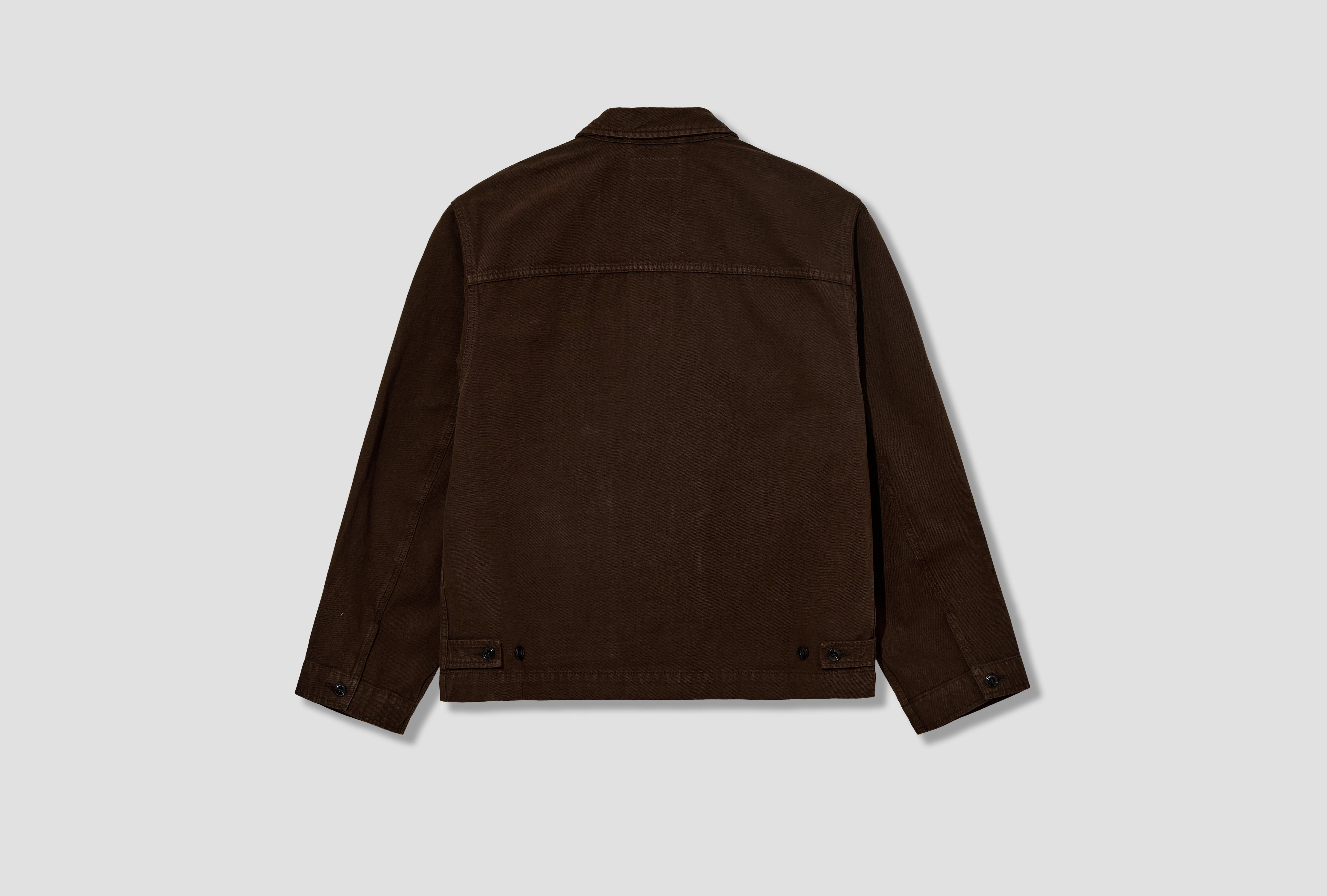 BOXY JACKET - GD HEAVY BROKEN TWILL OW1223 LD1077 Brown