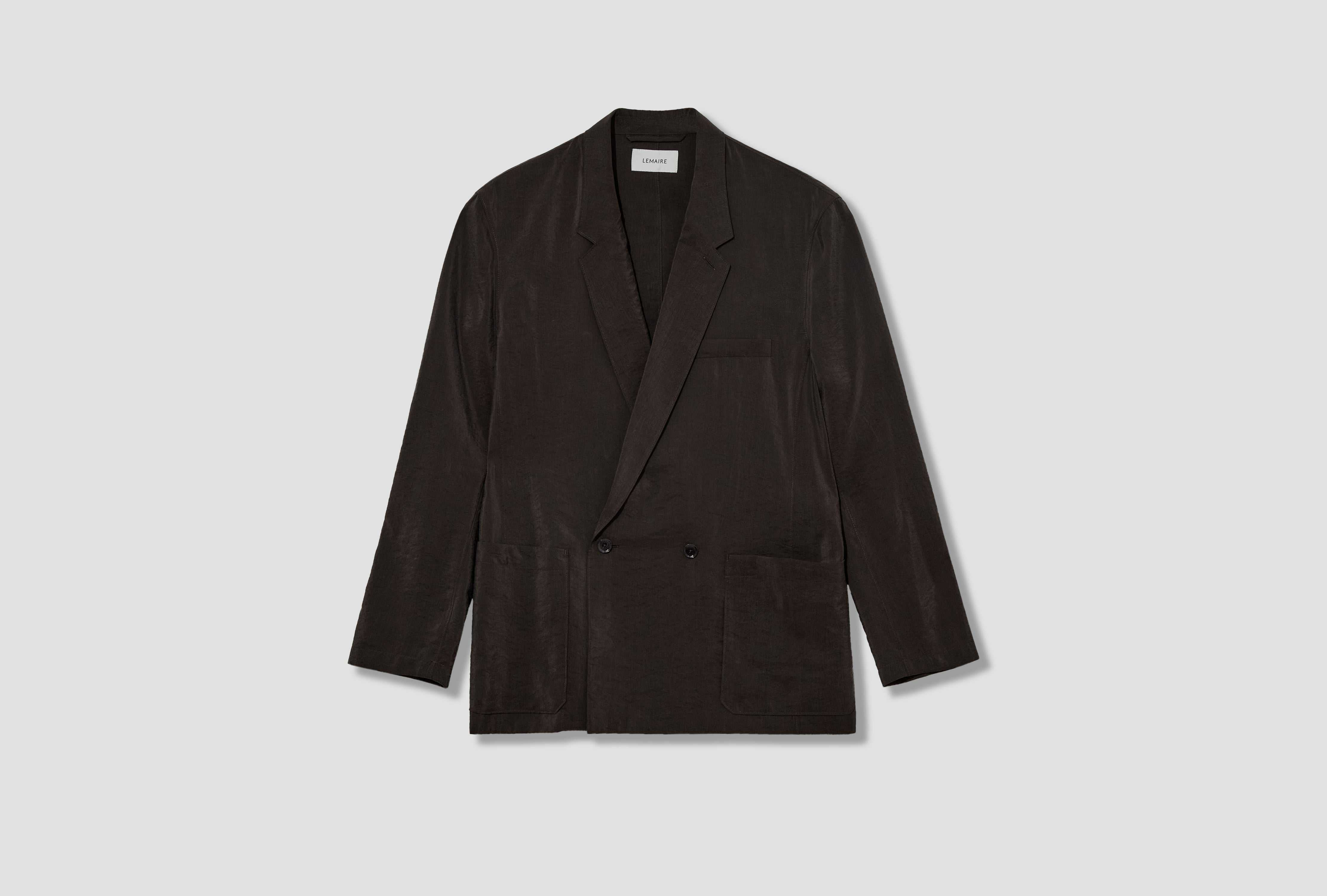 SOFT DB JACKET - DRY SILK JA1119 LF1308 Dark brown