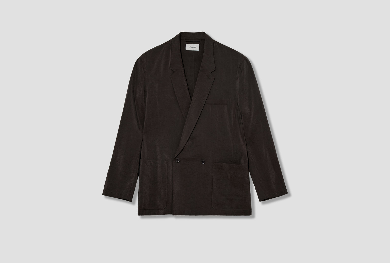 SOFT DB JACKET - DRY SILK JA1119 LF1308 Dark brown