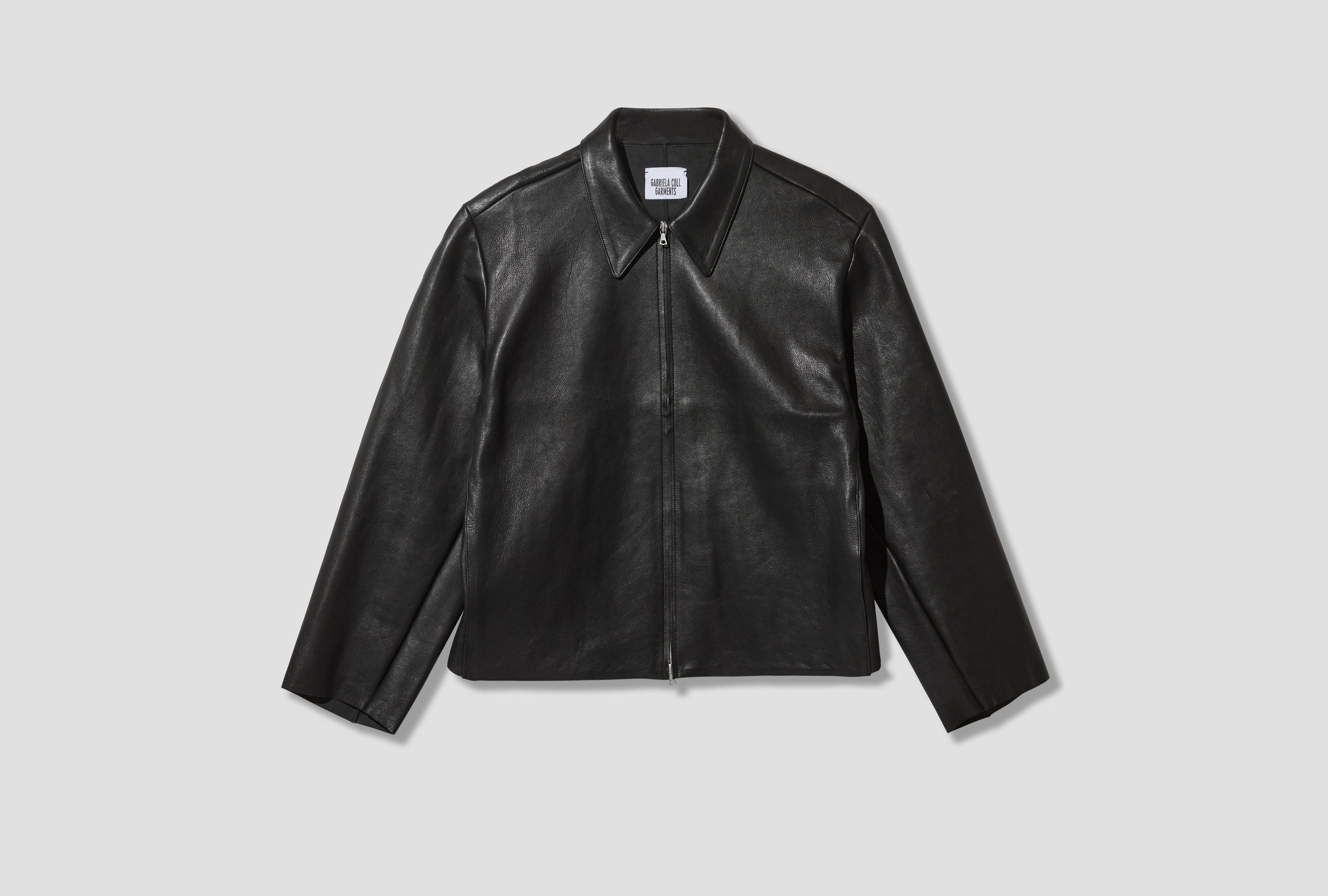 NO.285 LEATHER POCKET JACKET S15-285 Black