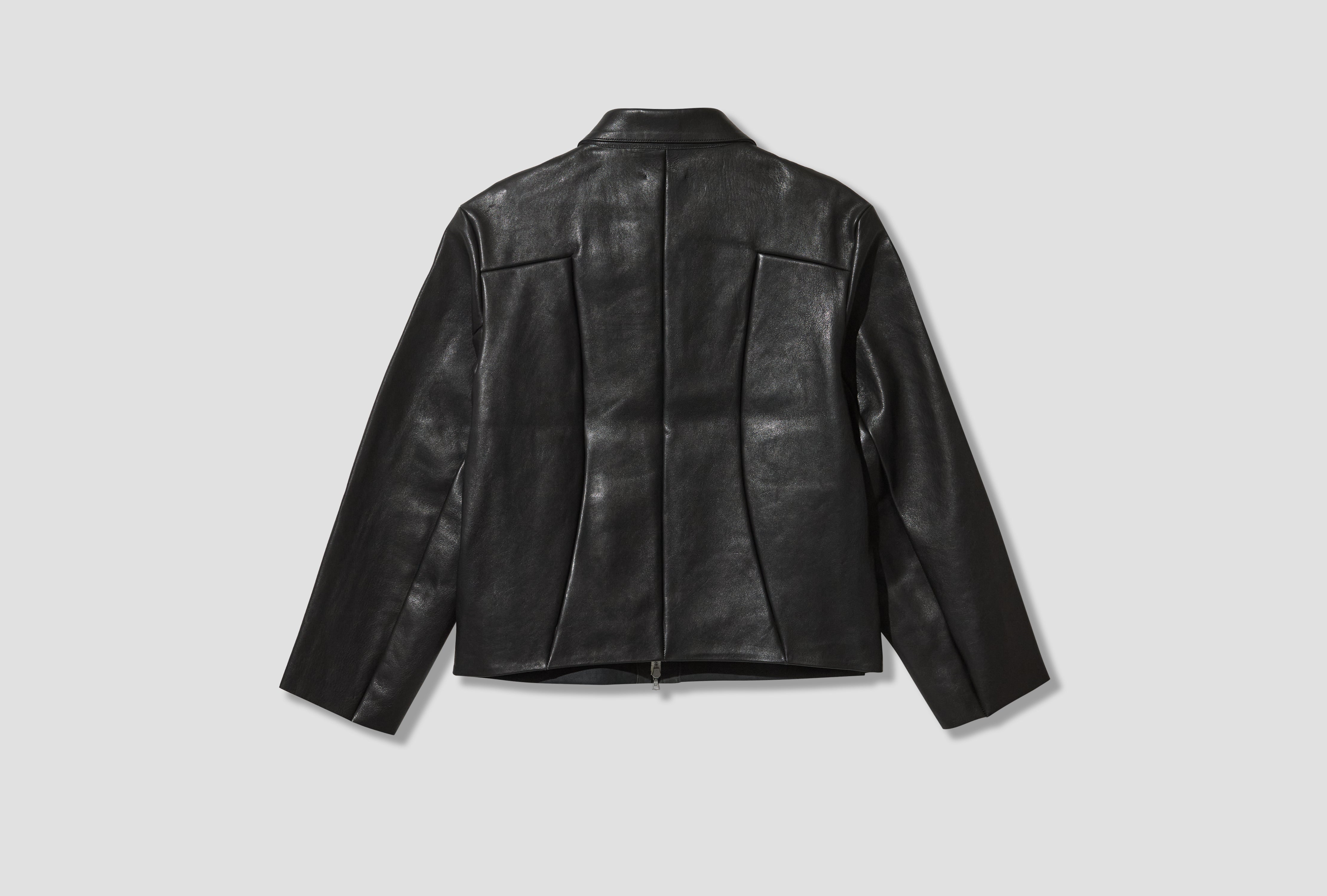 NO.285 LEATHER POCKET JACKET S15-285 Black