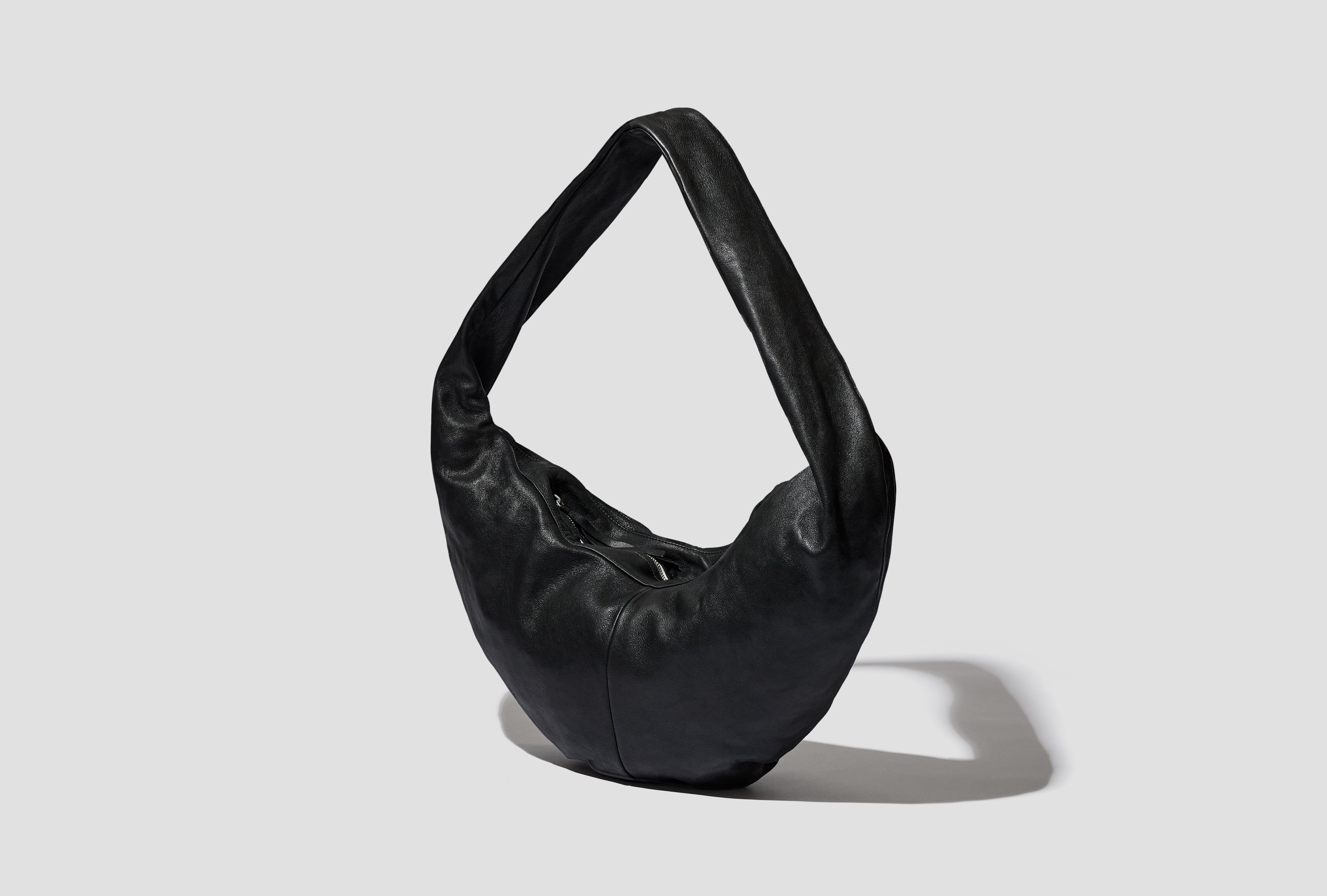 NO.250 LEATHER CROSSED BAG S13-250 Black