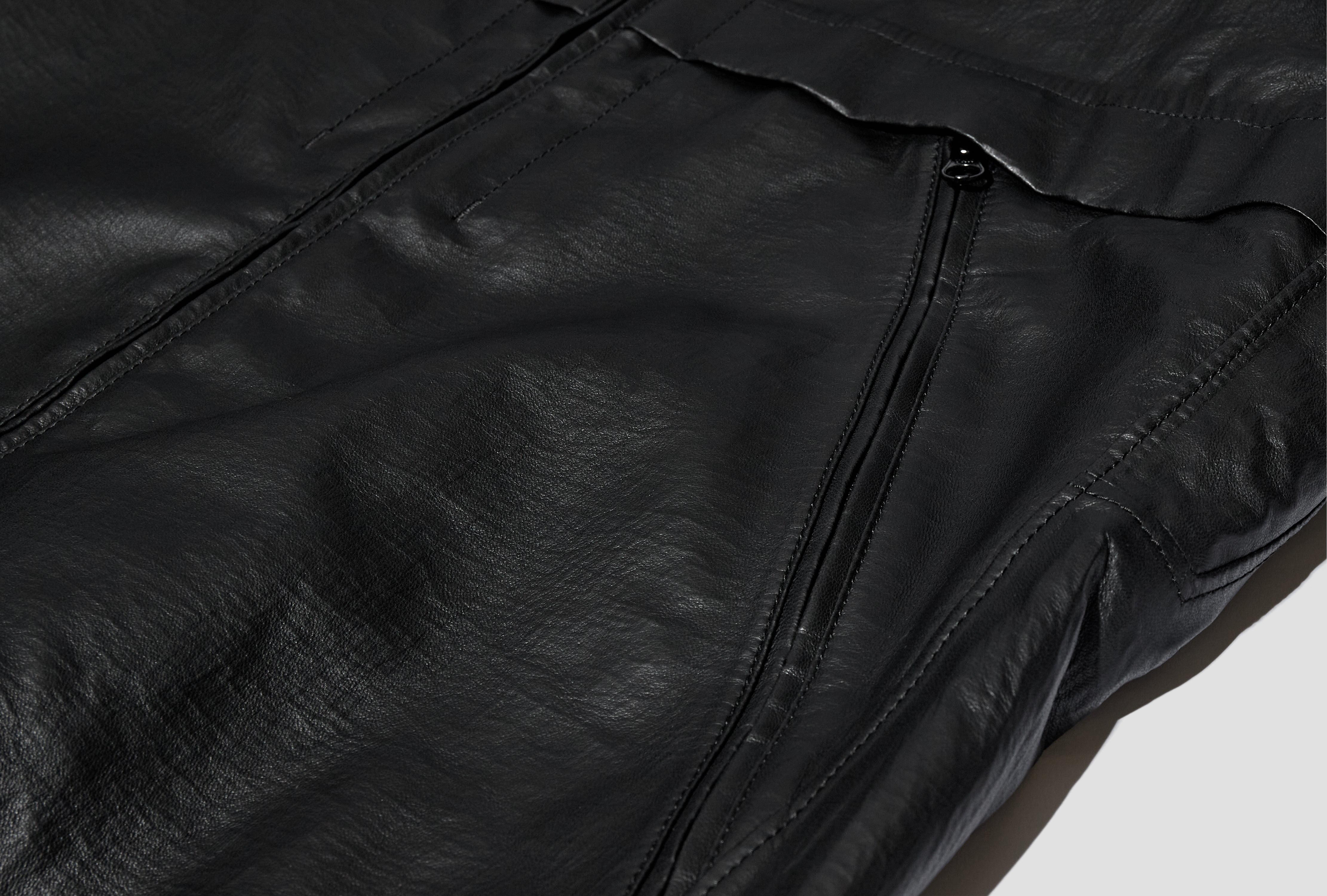 LEATHER ORGANZA L2 S15 01000 01 S0098 Black